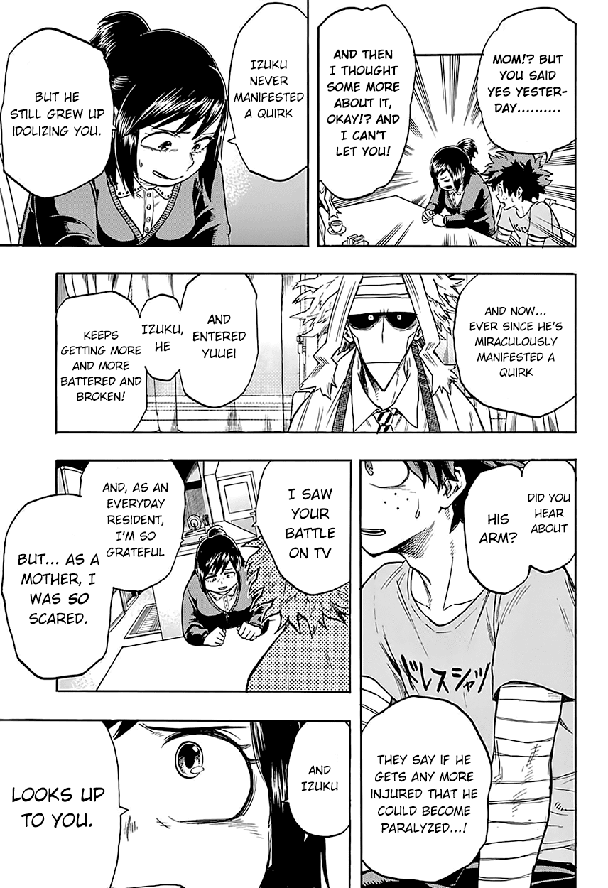 Boku no Hero Academia Chapter 96 page 18 - Chapter 96: Home Visitation