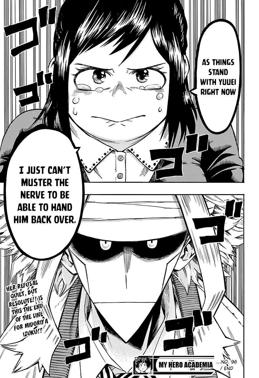 Boku no Hero Academia Chapter 96 page 22 - Chapter 96: Home Visitation