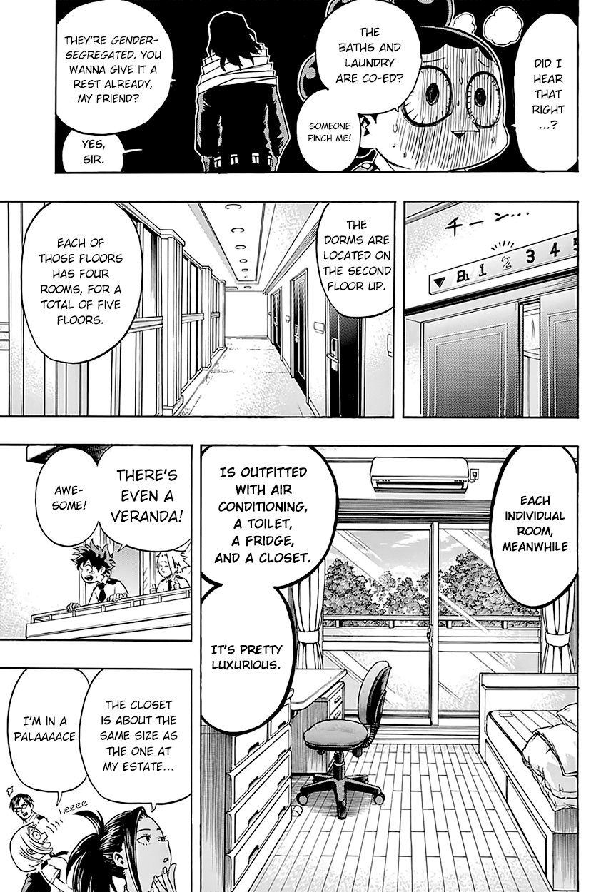 Boku no Hero Academia Chapter 98 page 14 - Chapter 98: To the Dorms