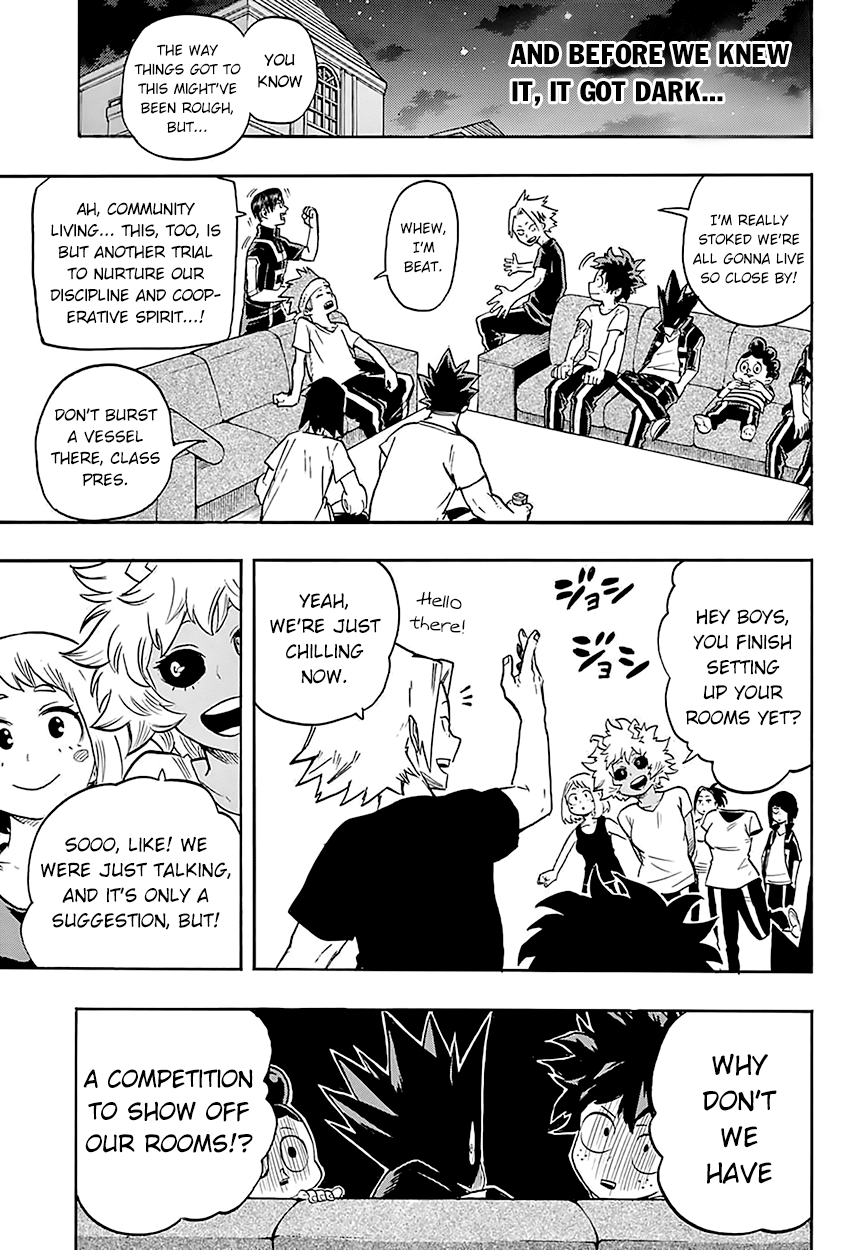Boku no Hero Academia Chapter 98 page 16 - Chapter 98: To the Dorms