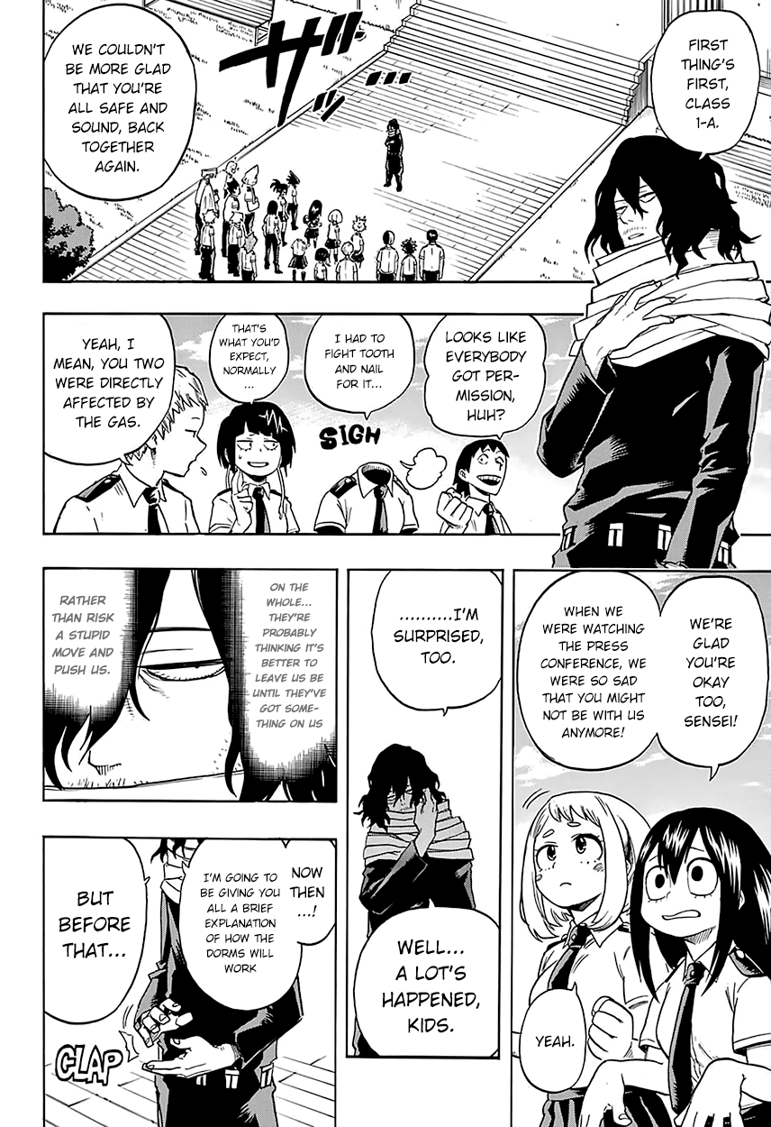 Boku no Hero Academia Chapter 98 page 7 - Chapter 98: To the Dorms