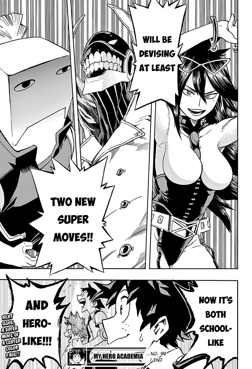 Boku no Hero Academia Chapter 99 page 22 - Chapter 99: So Long, Two Digit Numbers, Here We Come, Three Digit Numbers