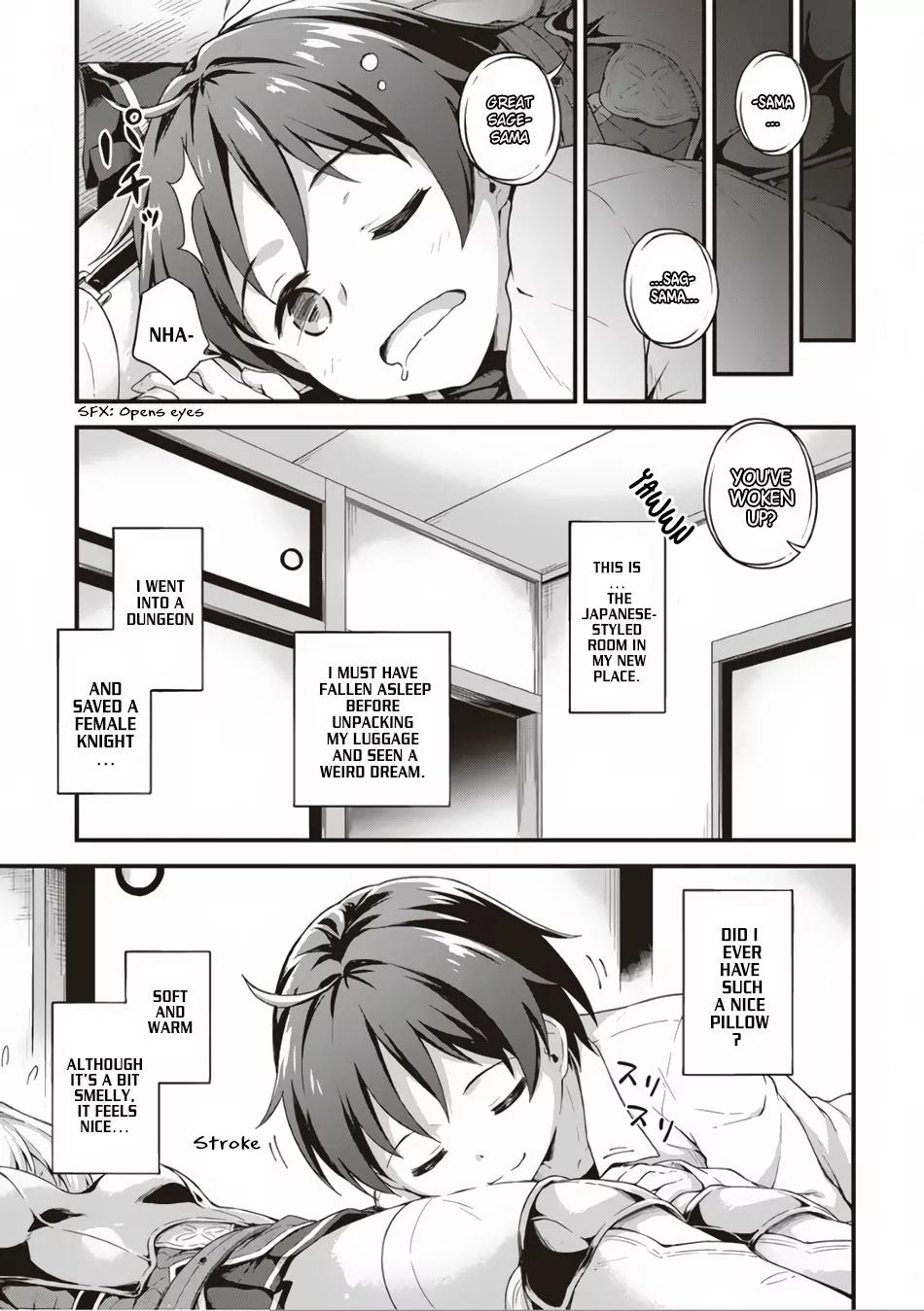 Boku no Heya ga Dungeon no Kyuukeijo ni Natteshimatta Ken Chapter 1 page 24 - Chapter 1: The Condition Is That It Is Connected to A Dungeon