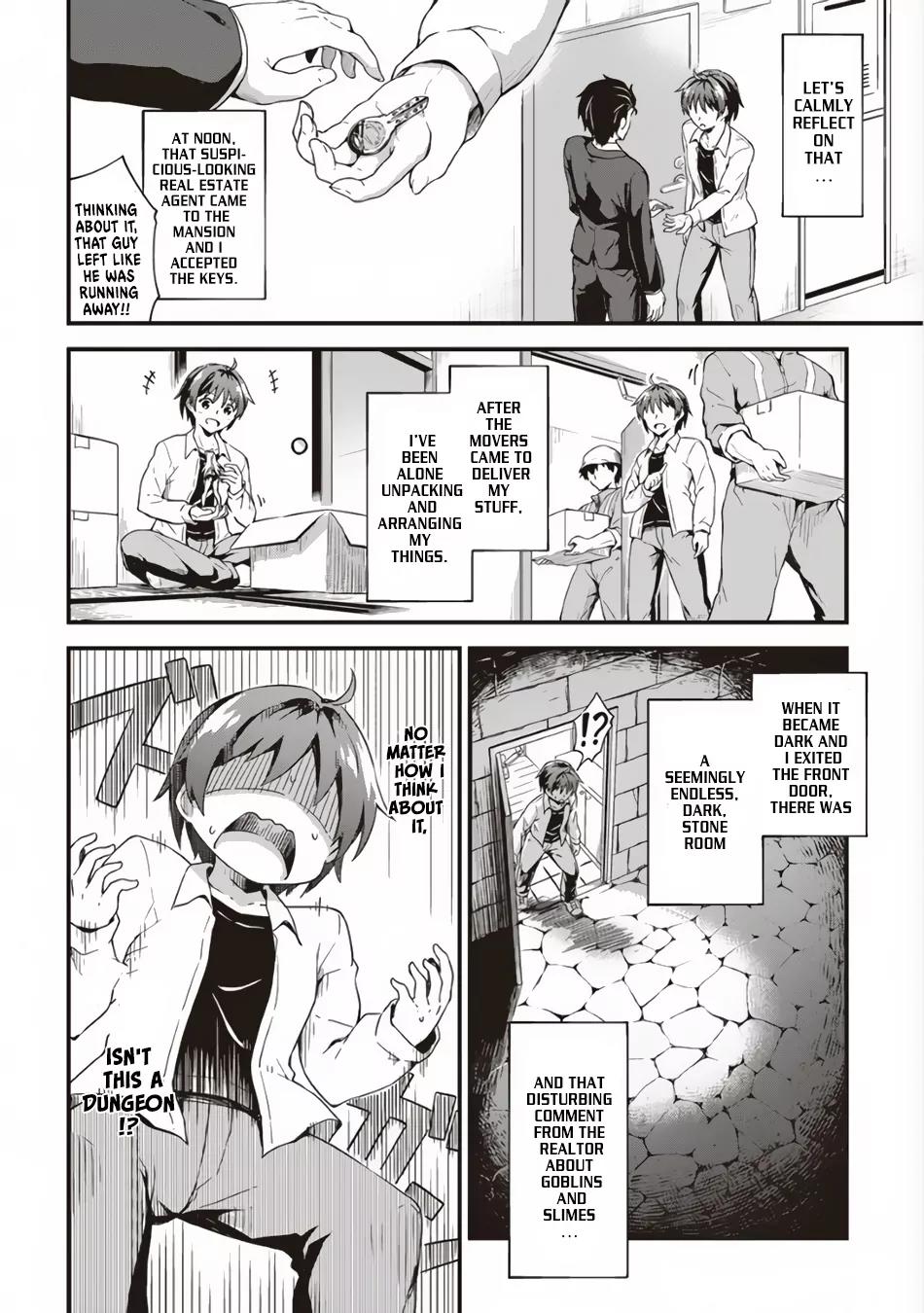 Boku no Heya ga Dungeon no Kyuukeijo ni Natteshimatta Ken Chapter 1 page 7 - Chapter 1: The Condition Is That It Is Connected to A Dungeon