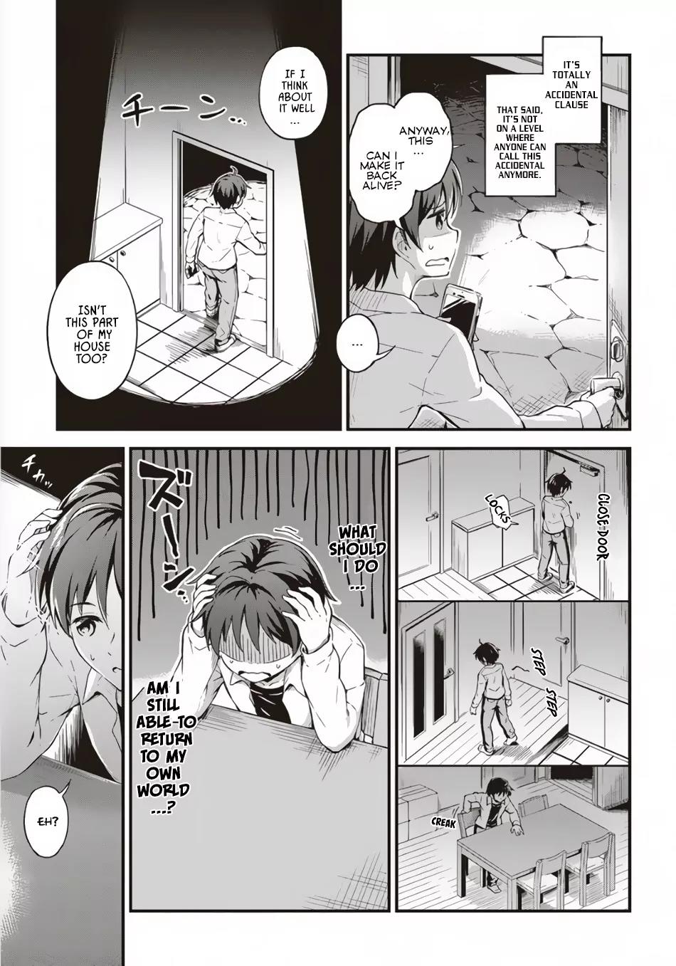 Boku no Heya ga Dungeon no Kyuukeijo ni Natteshimatta Ken Chapter 1 page 8 - Chapter 1: The Condition Is That It Is Connected to A Dungeon
