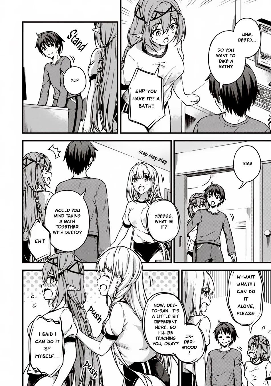 Boku no Heya ga Dungeon no Kyuukeijo ni Natteshimatta Ken Chapter 10 page 11 - Chapter 10: How to Wear a Cosplay Swimsuit