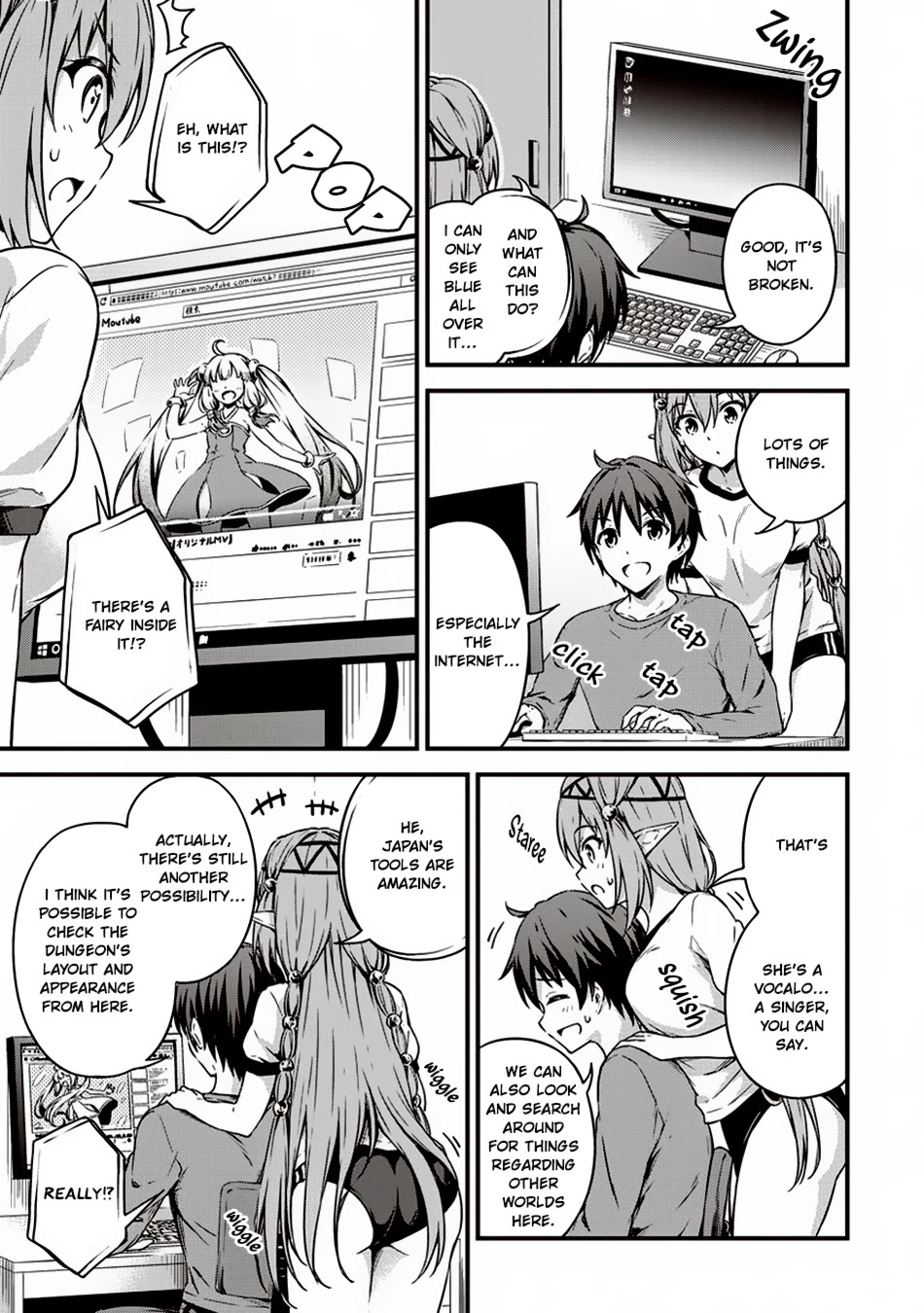 Boku no Heya ga Dungeon no Kyuukeijo ni Natteshimatta Ken Chapter 10 page 8 - Chapter 10: How to Wear a Cosplay Swimsuit