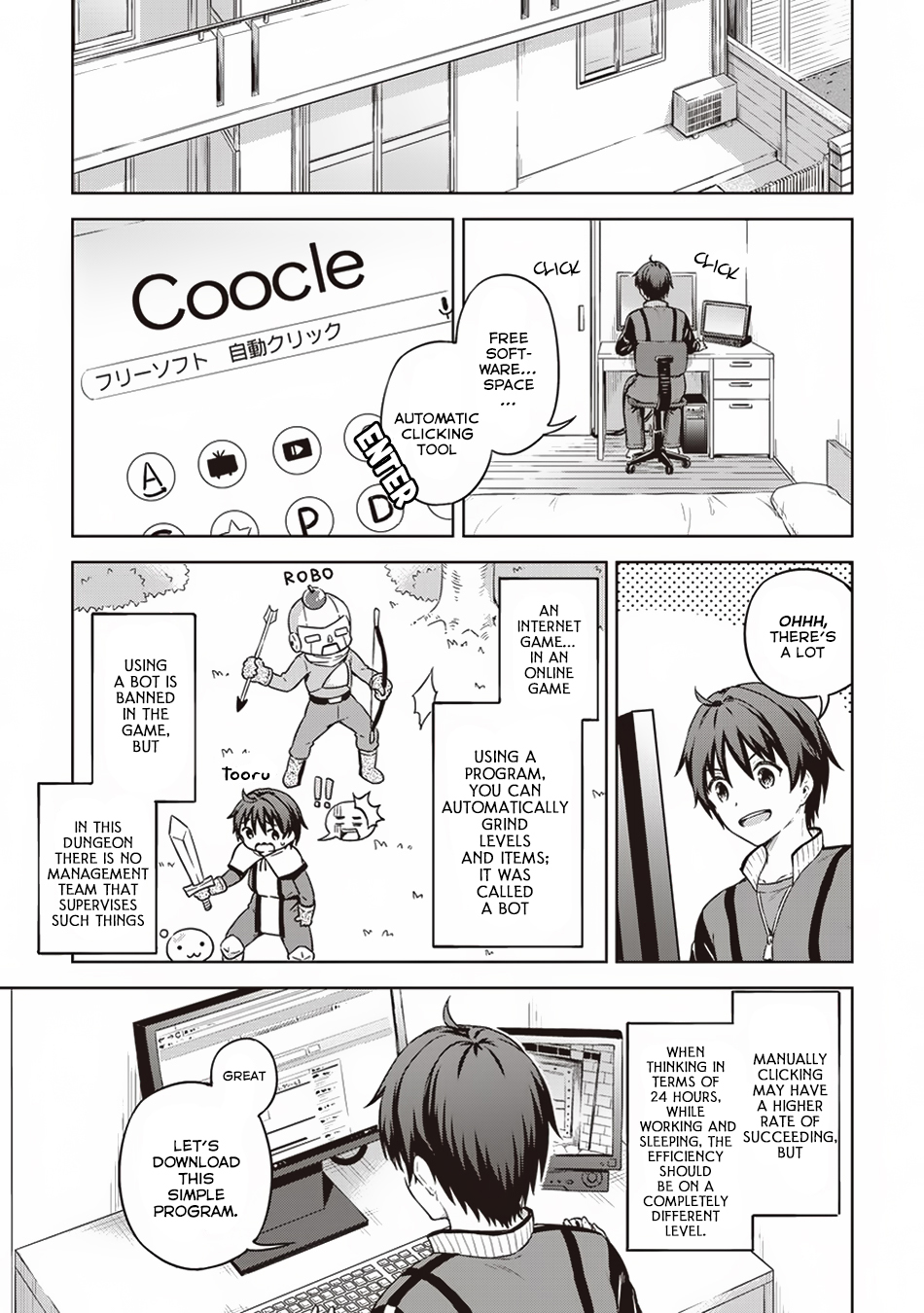 Boku no Heya ga Dungeon no Kyuukeijo ni Natteshimatta Ken Chapter 14 page 20 - Chapter 14: Putting The Great Clicking Strategy Into Motion