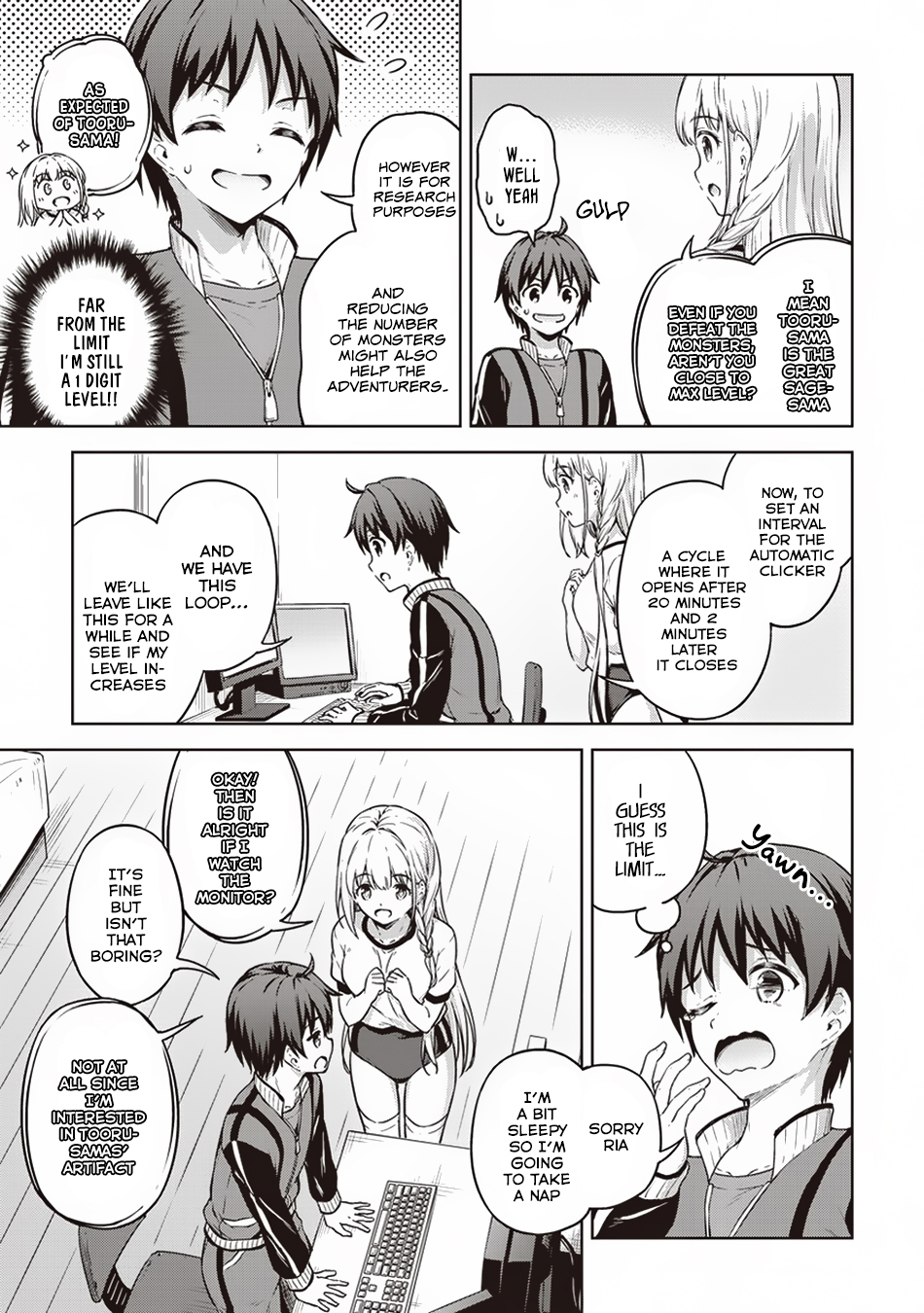 Boku no Heya ga Dungeon no Kyuukeijo ni Natteshimatta Ken Chapter 14 page 22 - Chapter 14: Putting The Great Clicking Strategy Into Motion