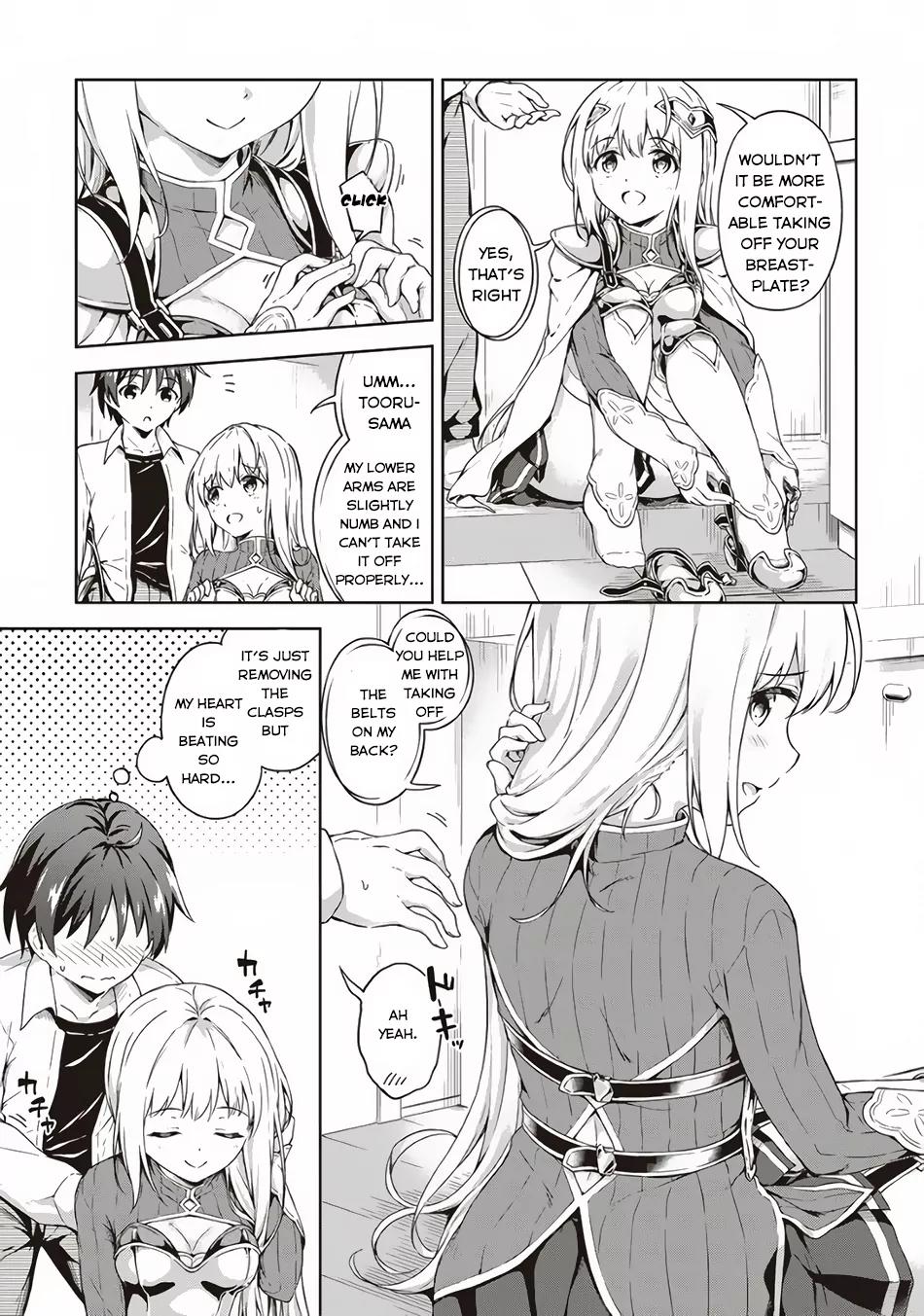 Boku no Heya ga Dungeon no Kyuukeijo ni Natteshimatta Ken Chapter 2 page 12 - Chapter 2: The Case of Sending The Female Knight Back