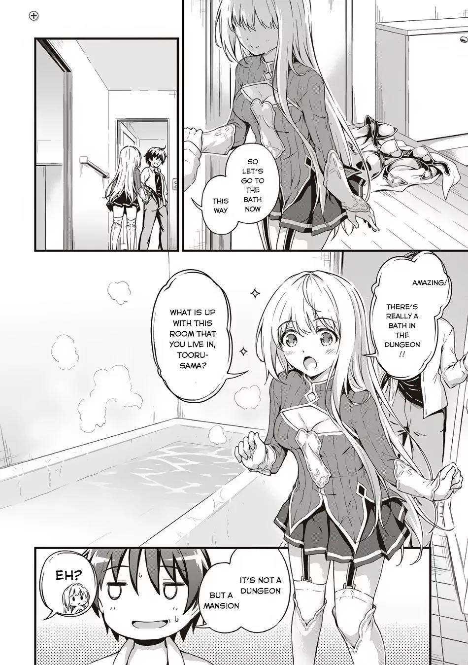 Boku no Heya ga Dungeon no Kyuukeijo ni Natteshimatta Ken Chapter 2 page 13 - Chapter 2: The Case of Sending The Female Knight Back
