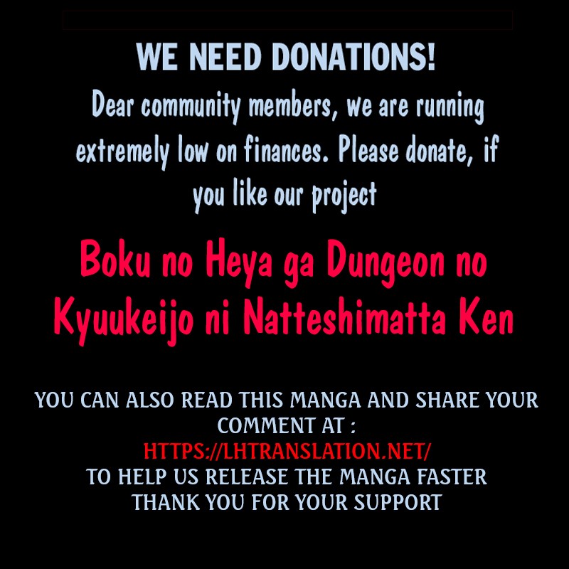 Boku no Heya ga Dungeon no Kyuukeijo ni Natteshimatta Ken Chapter 24 page 26 - Chapter 24: The Perilous First Layer