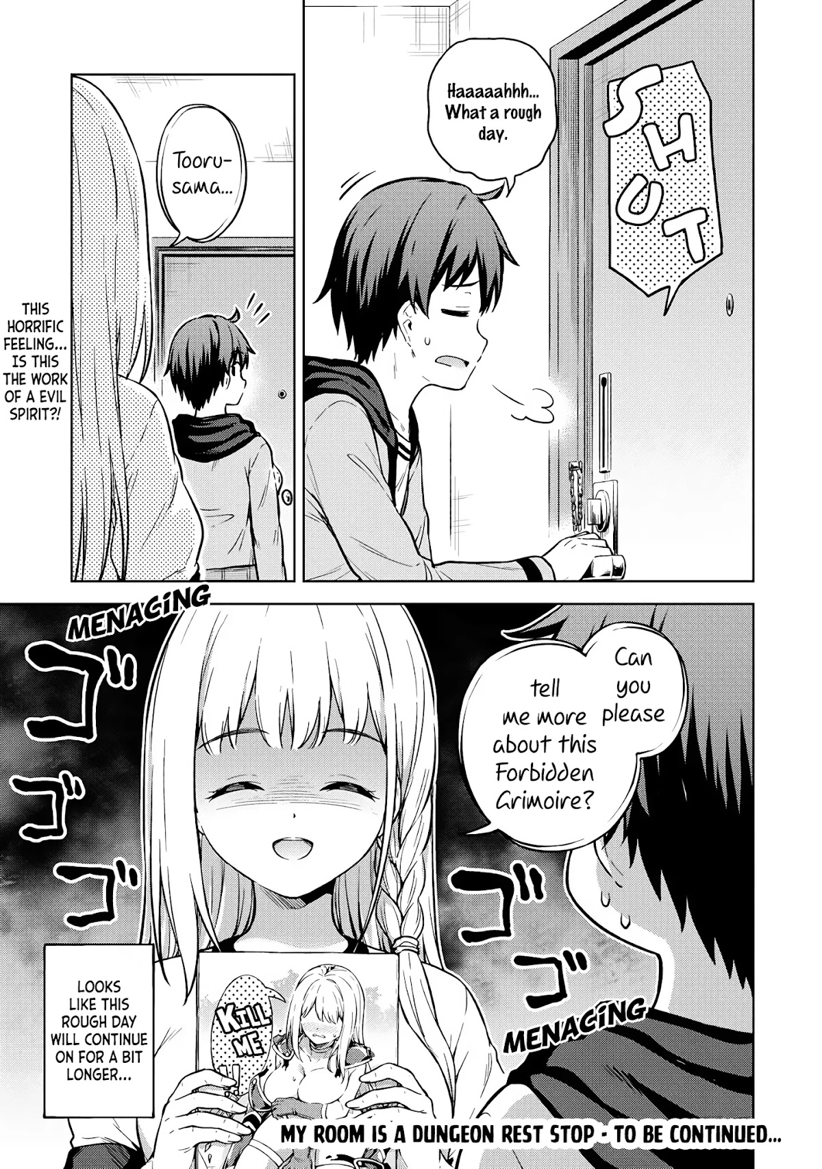 Boku no Heya ga Dungeon no Kyuukeijo ni Natteshimatta Ken Chapter 31 page 18 - Chapter 31: The Case of a Troublesome Exorcism for a Special Room (Part 2)
