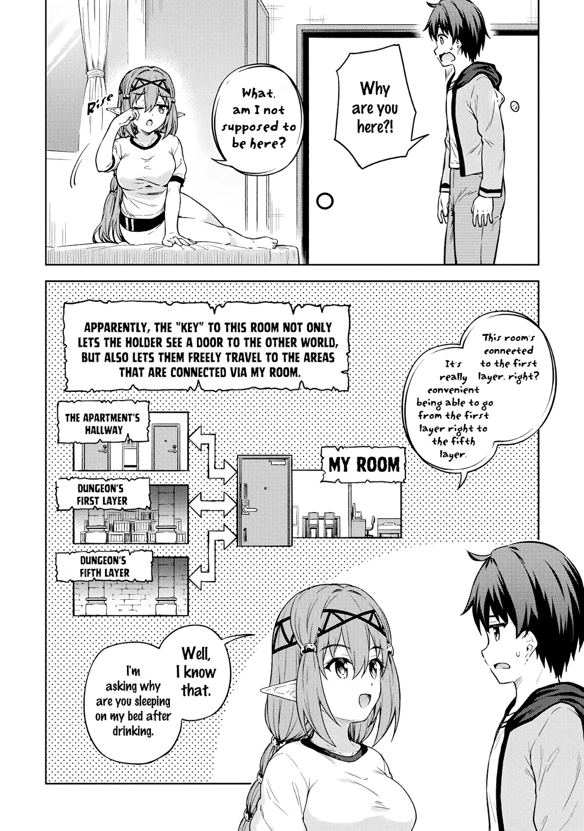 Boku no Heya ga Dungeon no Kyuukeijo ni Natteshimatta Ken Chapter 31 page 5 - Chapter 31: The Case of a Troublesome Exorcism for a Special Room (Part 2)