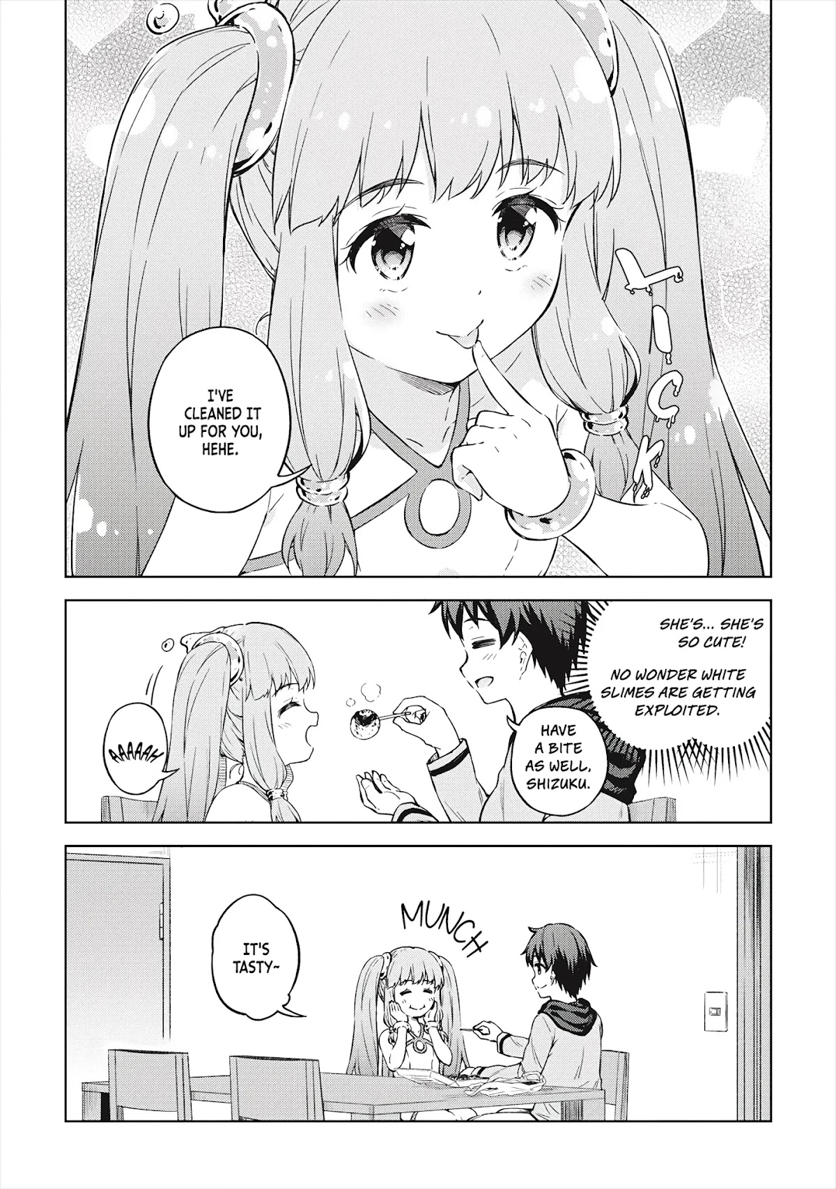 Boku no Heya ga Dungeon no Kyuukeijo ni Natteshimatta Ken Chapter 32 page 13 - Chapter 32: My Slime Is Way Too Cute