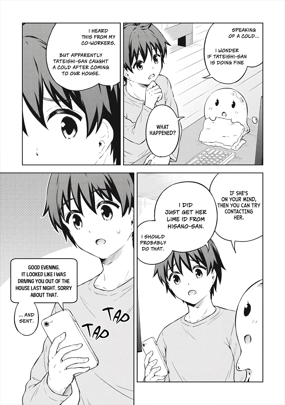 Boku no Heya ga Dungeon no Kyuukeijo ni Natteshimatta Ken Chapter 32 page 18 - Chapter 32: My Slime Is Way Too Cute