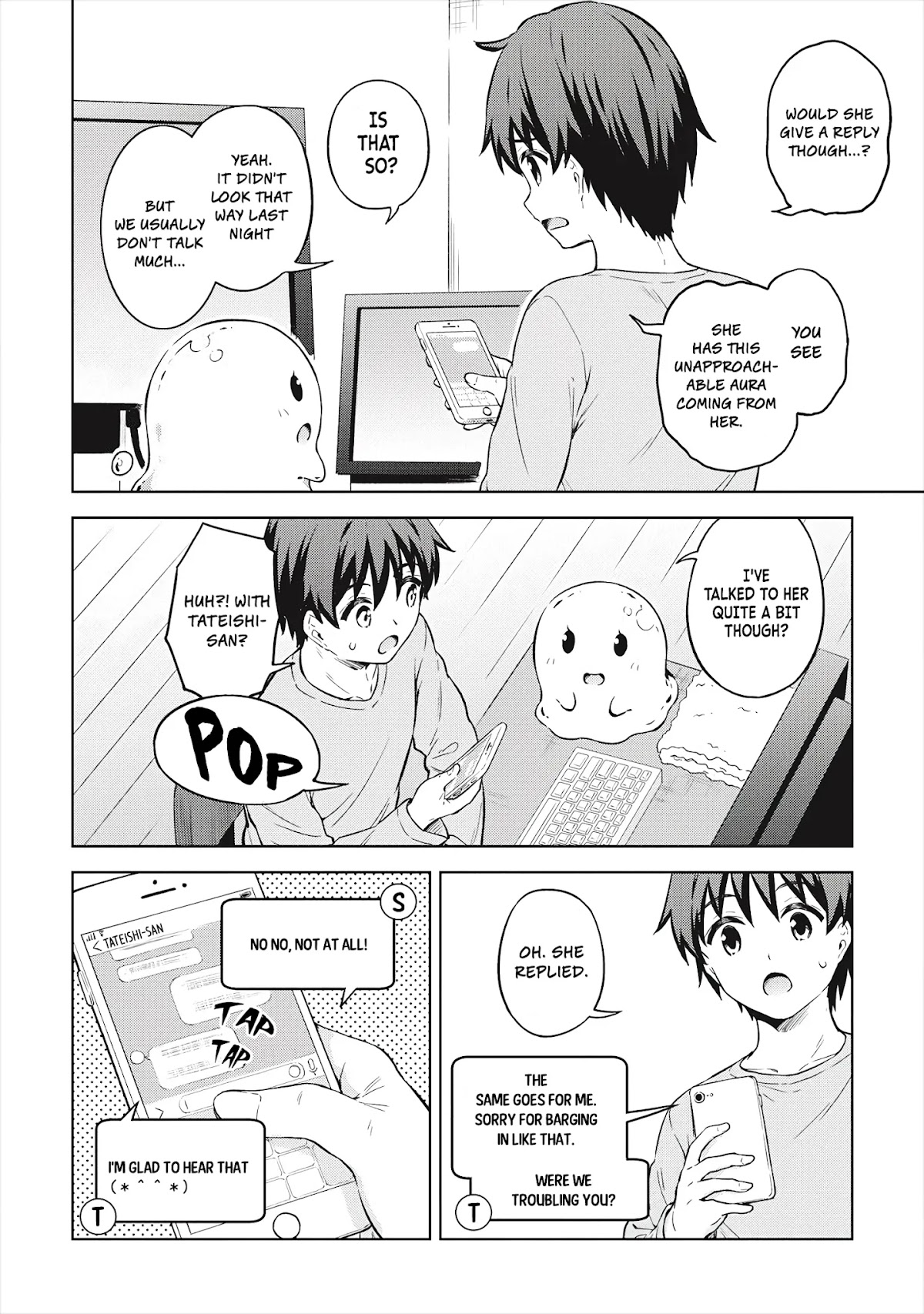 Boku no Heya ga Dungeon no Kyuukeijo ni Natteshimatta Ken Chapter 32 page 19 - Chapter 32: My Slime Is Way Too Cute