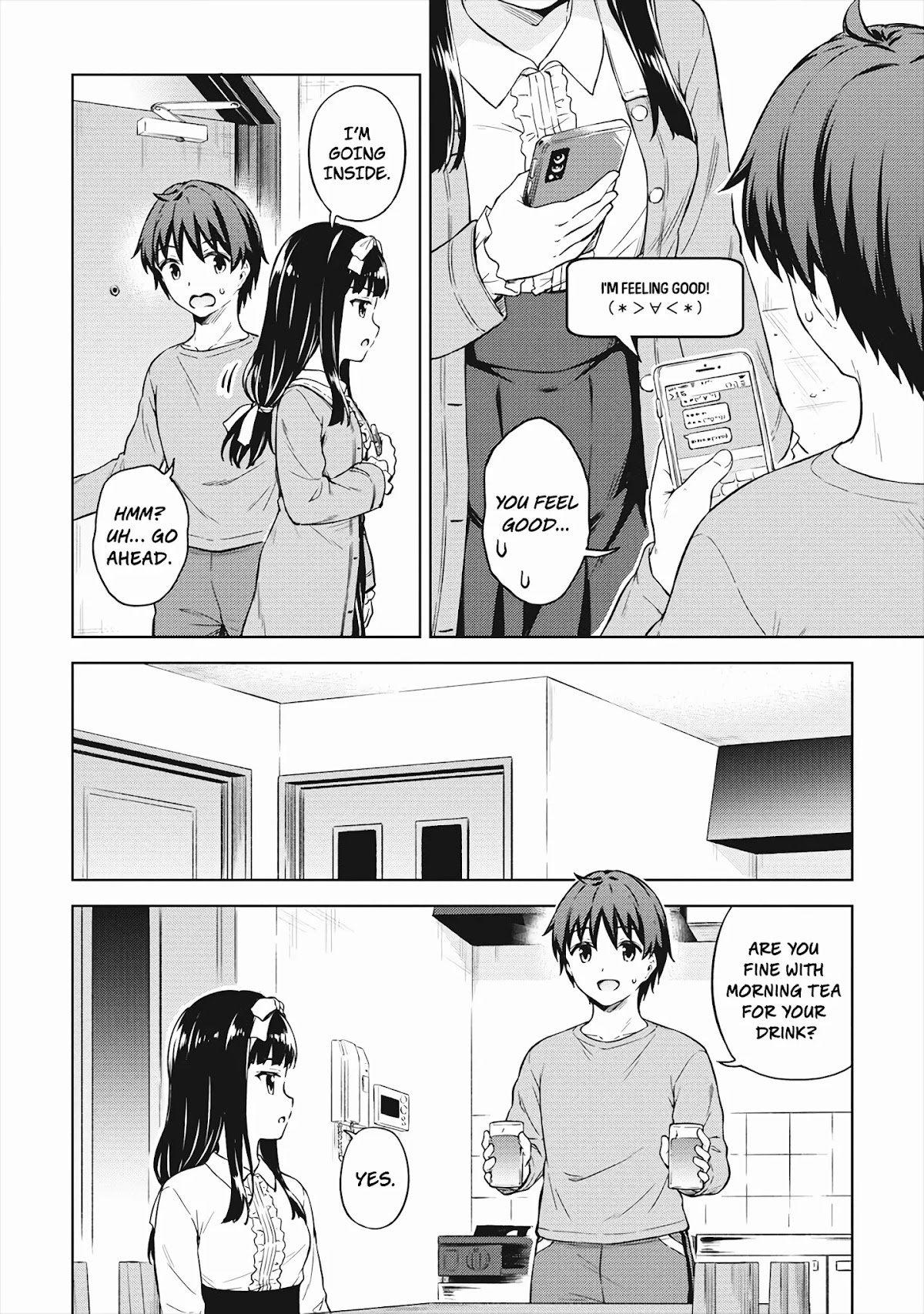 Boku no Heya ga Dungeon no Kyuukeijo ni Natteshimatta Ken Chapter 33 page 3 - Chapter 33: The Temple Girl's Surprise Visit