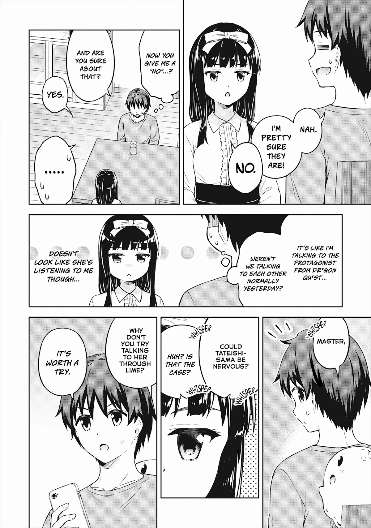 Boku no Heya ga Dungeon no Kyuukeijo ni Natteshimatta Ken Chapter 33 page 5 - Chapter 33: The Temple Girl's Surprise Visit