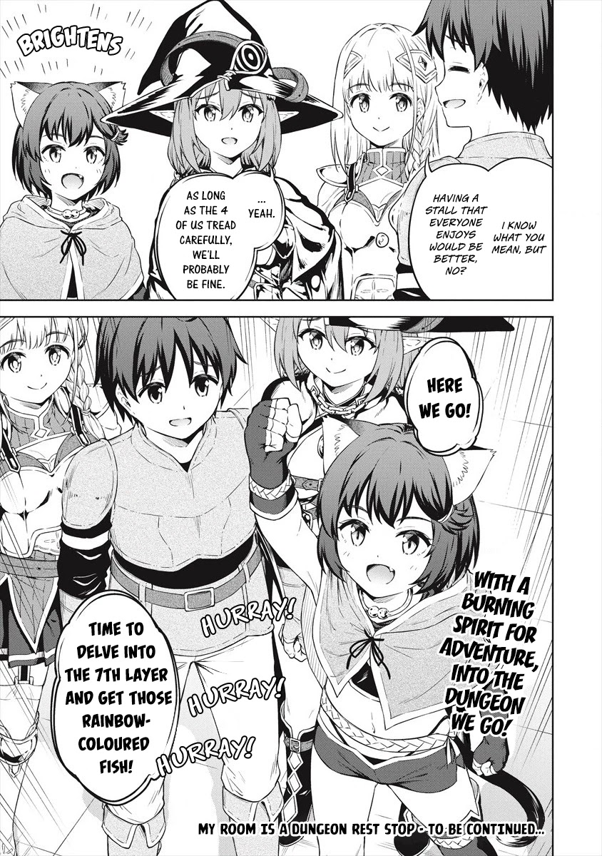 Boku no Heya ga Dungeon no Kyuukeijo ni Natteshimatta Ken Chapter 35 page 18 - Chapter 35: Working Out the Redevelopment Plans
