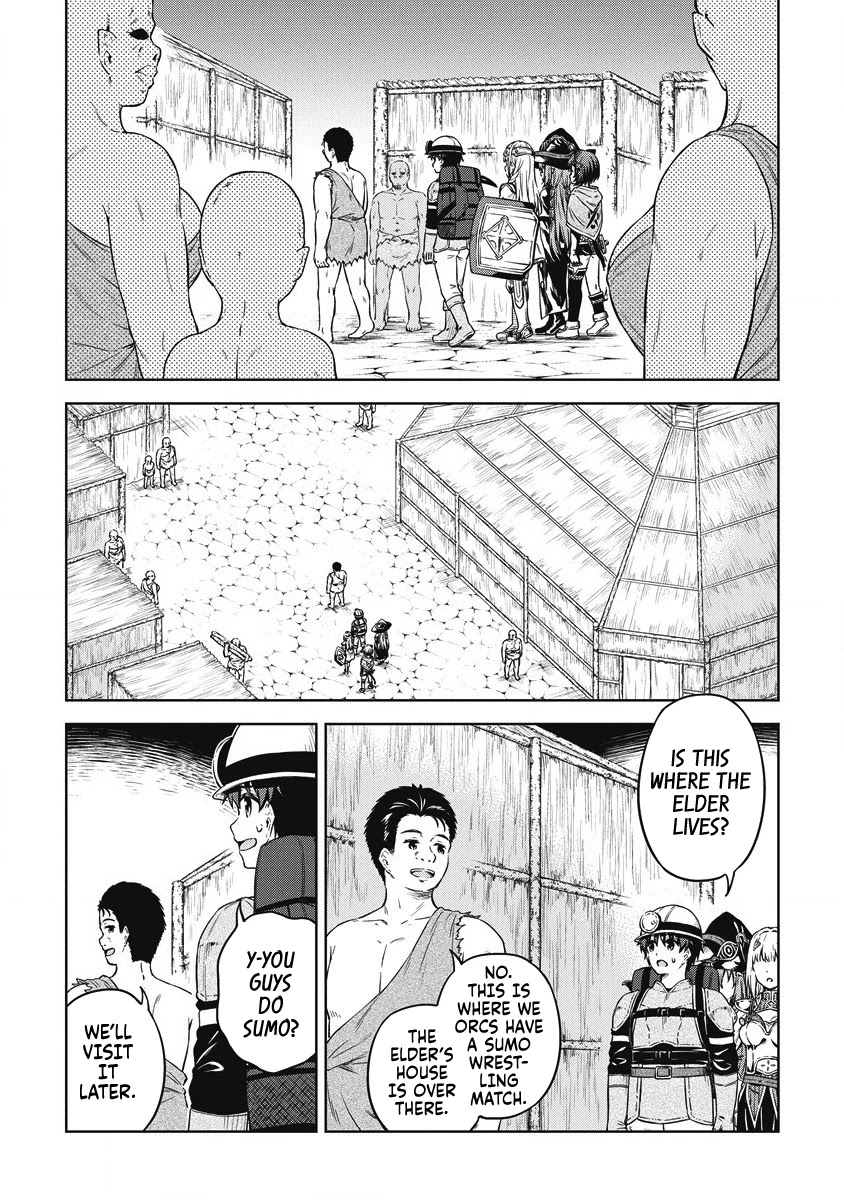 Boku no Heya ga Dungeon no Kyuukeijo ni Natteshimatta Ken Chapter 37 page 8 - Chapter 37: A Trip to the Orc's Village