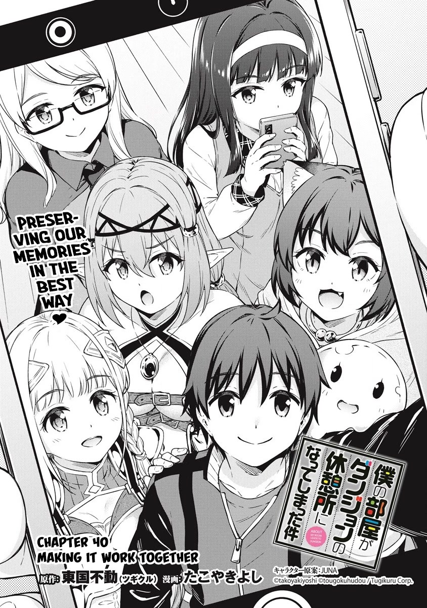 Boku no Heya ga Dungeon no Kyuukeijo ni Natteshimatta Ken Chapter 40 page 2 - Chapter 40: Making It Work Together [END]