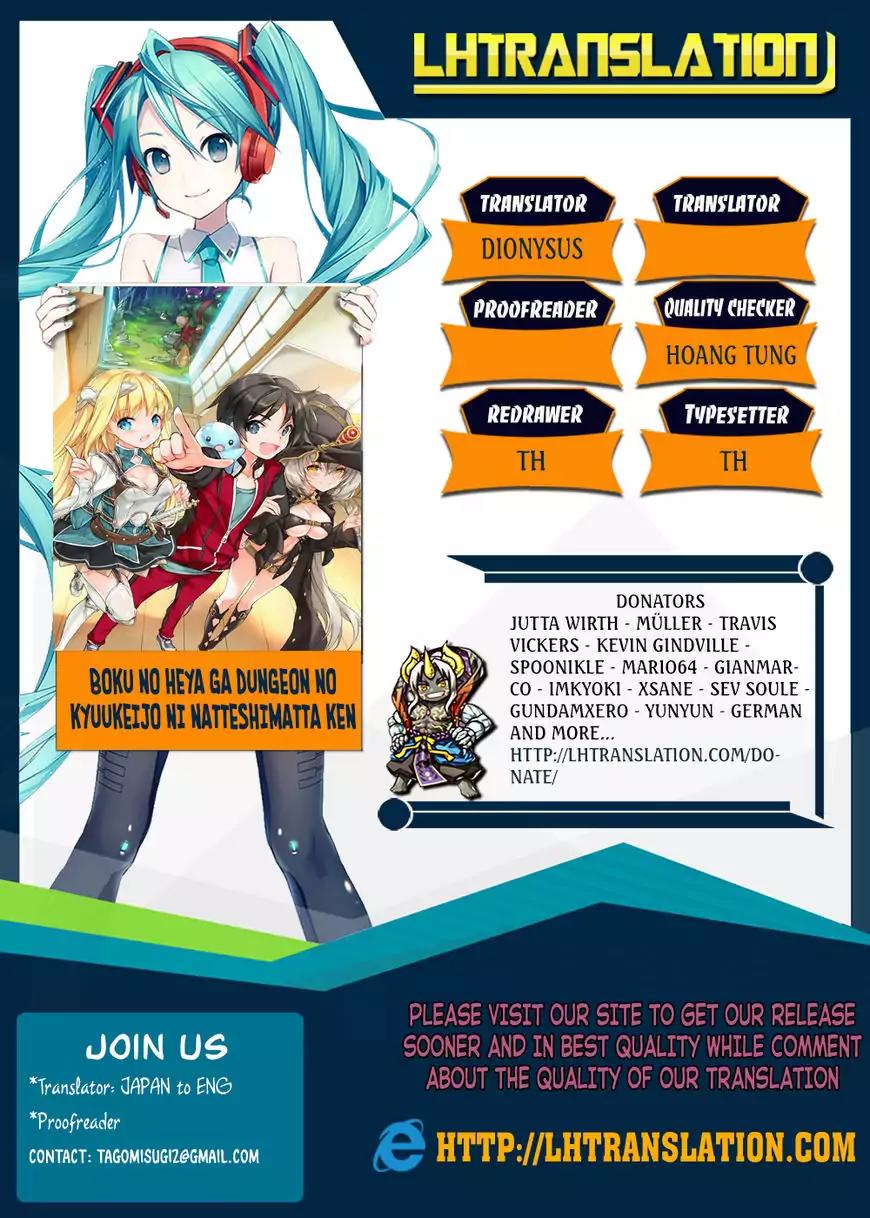 Boku no Heya ga Dungeon no Kyuukeijo ni Natteshimatta Ken Chapter 6 page 1 - Chapter 6: Case Where I Am Not A Bad Slime, Purupuru