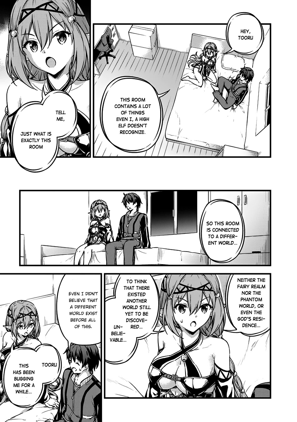 Boku no Heya ga Dungeon no Kyuukeijo ni Natteshimatta Ken Chapter 9 page 10 - Chapter 9: The Case Where the Elf Magician and I go on an Outing
