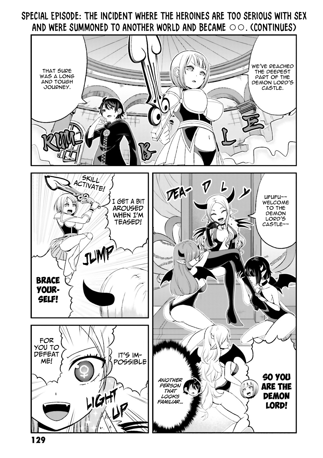 Boku no Kanojo ga Majime Sugiru Shojo Bitch na Ken Chapter 51.5 page 2 - Chapter 51.5: Special Episode: The incident where the heroines are too serious with sex and were summoned to another world and became ○○. (Part 2)