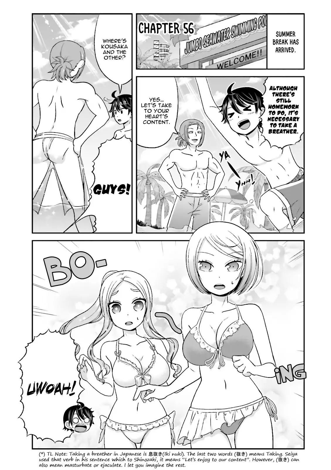 Boku no Kanojo ga Majime Sugiru Shojo Bitch na Ken Chapter 56 page 4 - Chapter 56