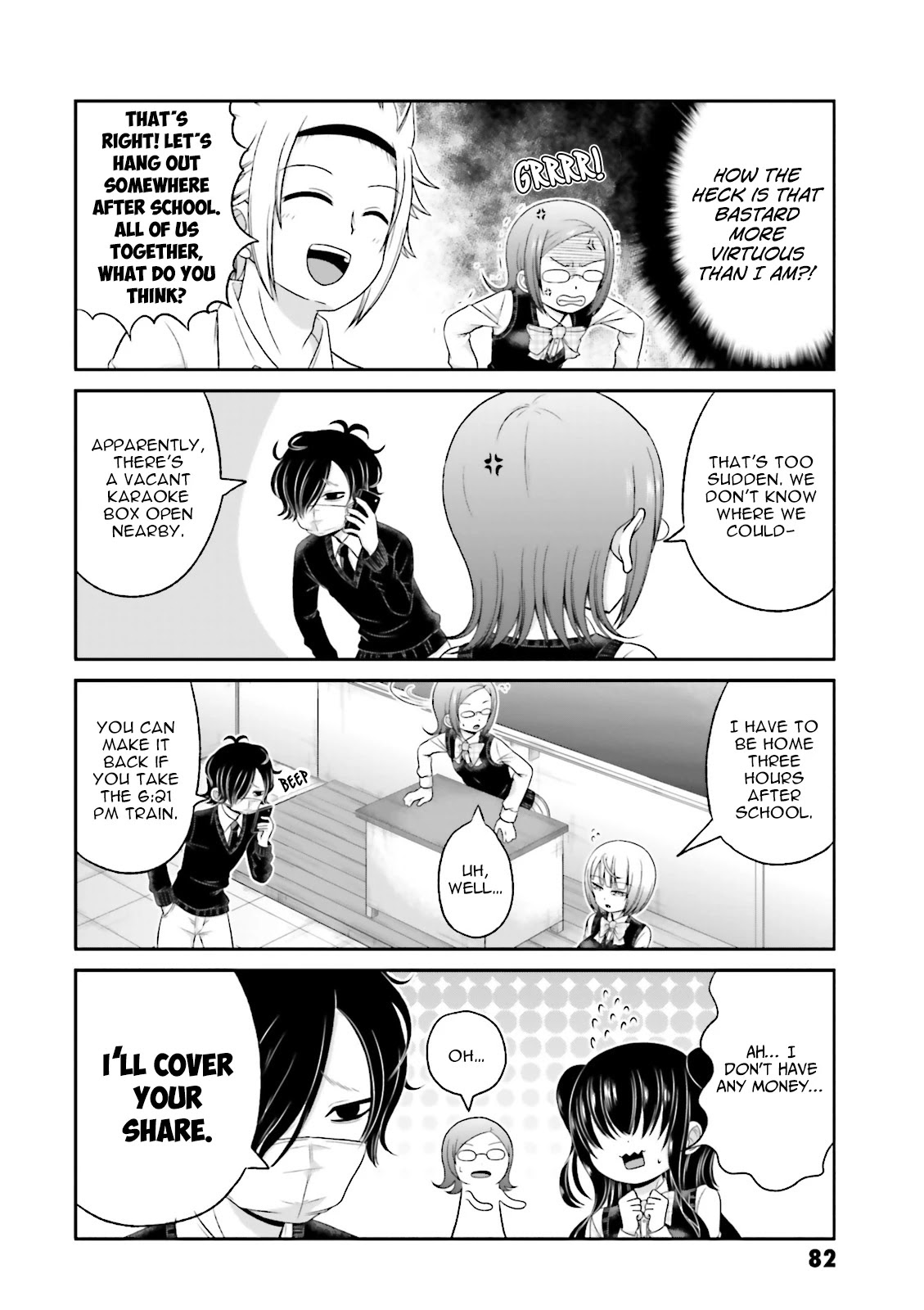 Boku no Kanojo ga Majime Sugiru Shojo Bitch na Ken Chapter 67 page 13 - Chapter 67
