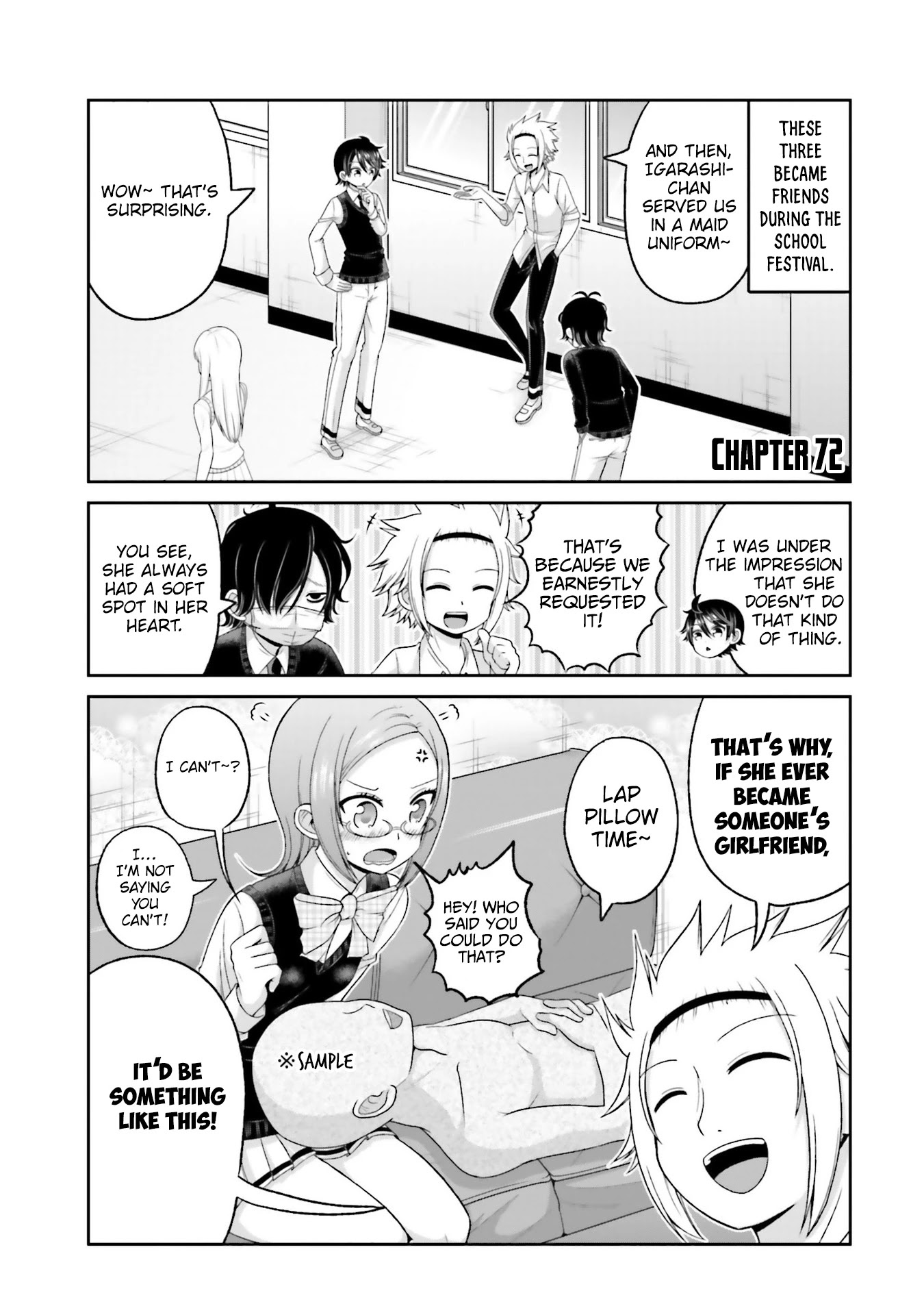 Boku no Kanojo ga Majime Sugiru Shojo Bitch na Ken Chapter 72 page 2 - Chapter 72