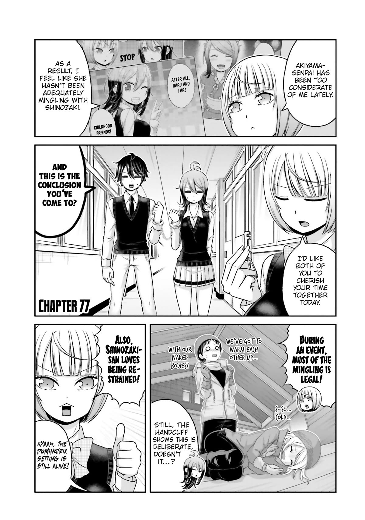 Boku no Kanojo ga Majime Sugiru Shojo Bitch na Ken Chapter 77 page 2 - Chapter 77