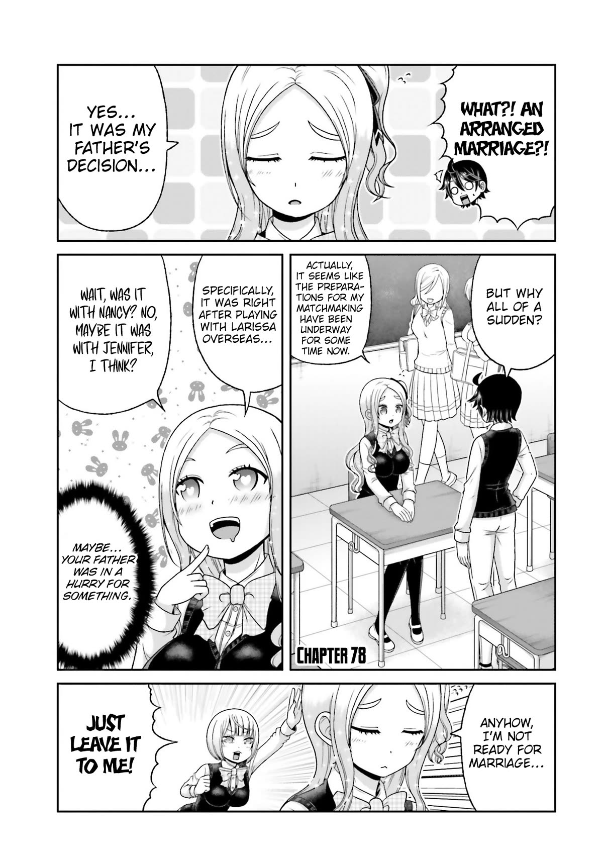 Boku no Kanojo ga Majime Sugiru Shojo Bitch na Ken Chapter 78 page 2 - Chapter 78