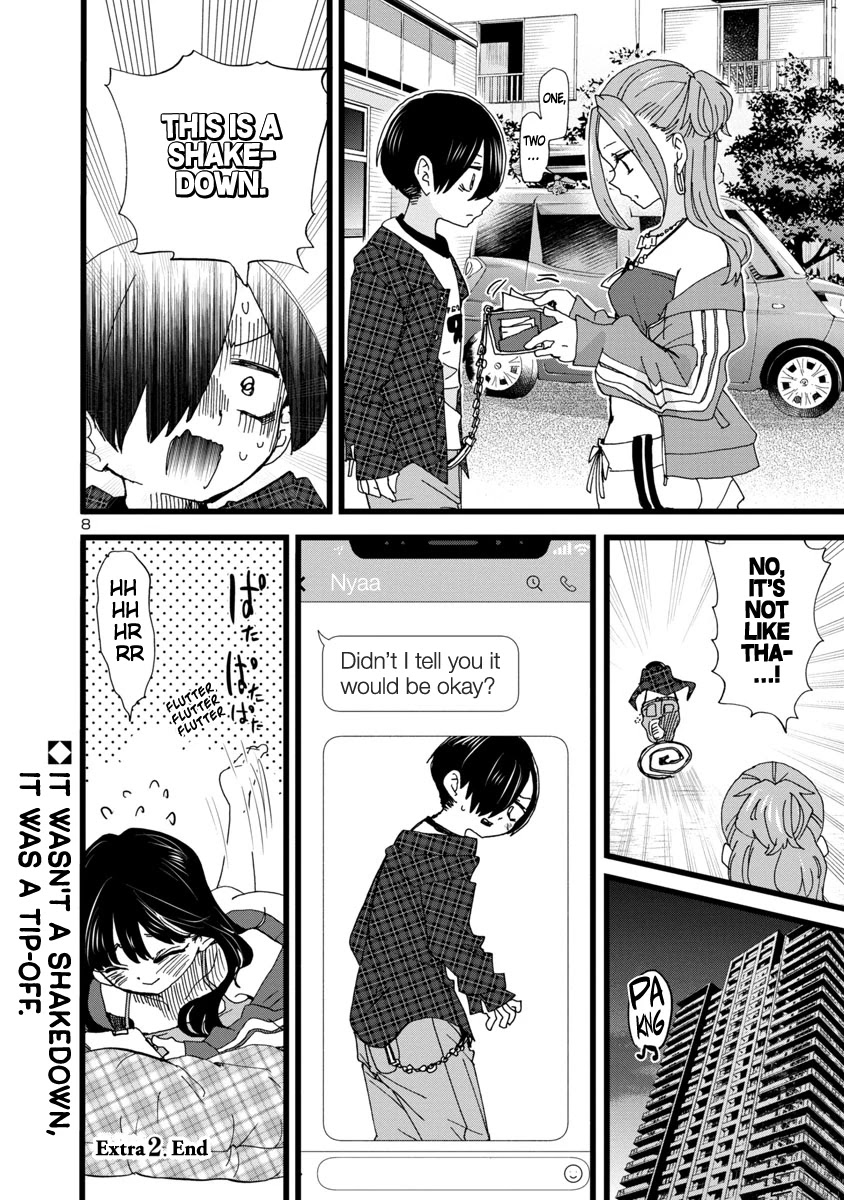 Boku no Kokoro no Yabai yatsu Chapter 100.5 page 9 - Chapter 100.5: An Update on Adachi-kun / Showing a Treasure to the World