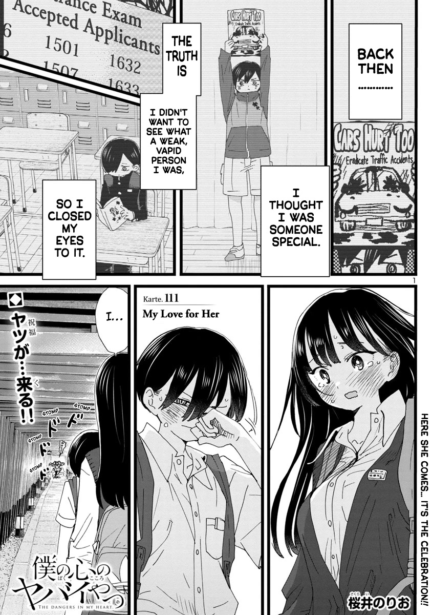 Boku no Kokoro no Yabai yatsu Chapter 111 page 2 - Chapter 111: My Love for Her