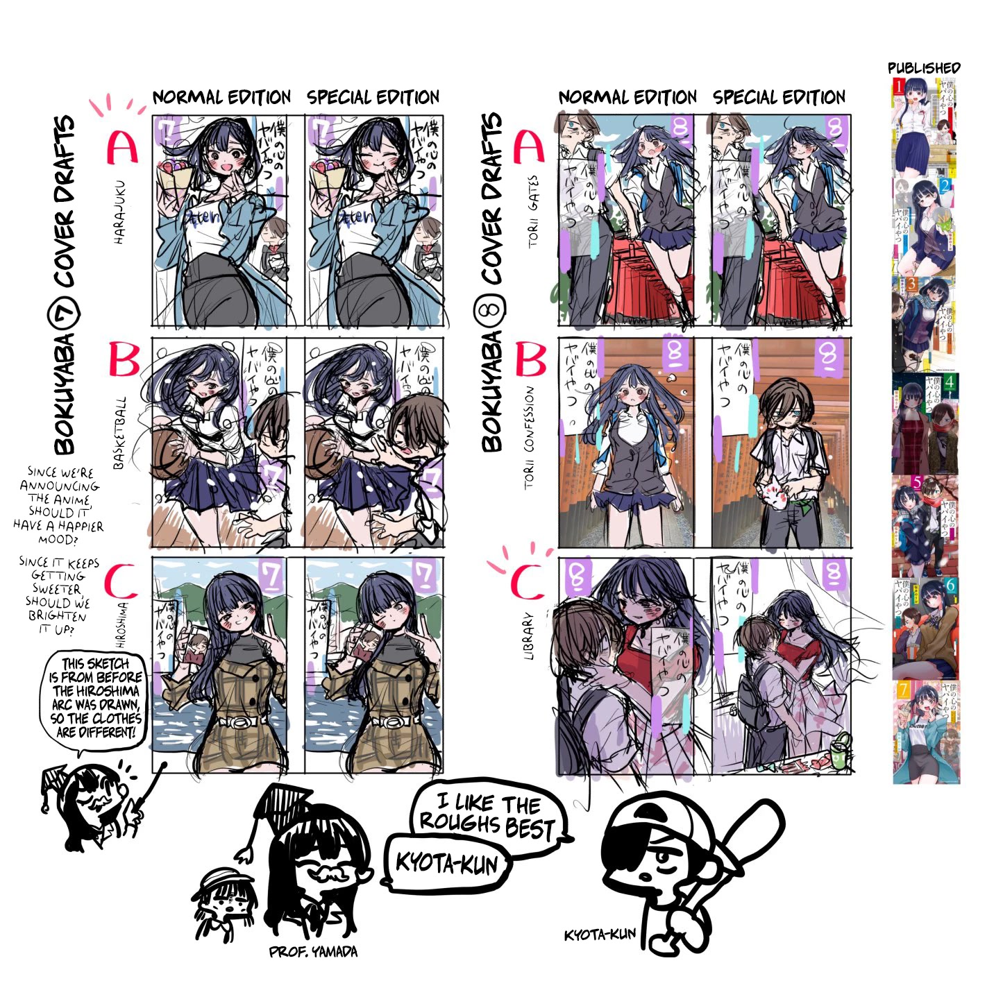 Boku no Kokoro no Yabai yatsu Chapter 116.1 page 1 - Chapter 116.1: Twitter Extra