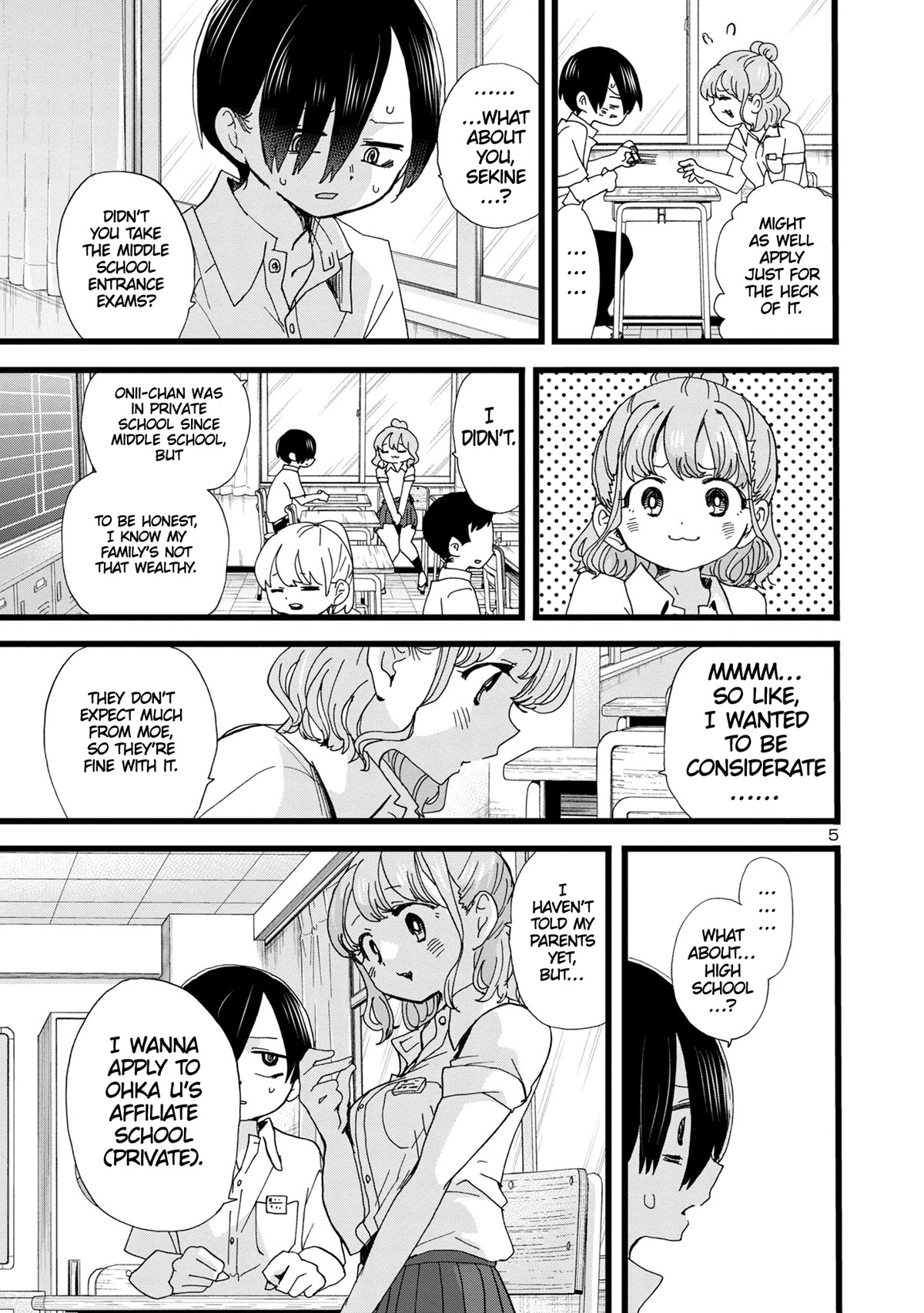 Boku no Kokoro no Yabai yatsu Chapter 117 page 6 - Chapter 117: I Want to Move Forward, Too