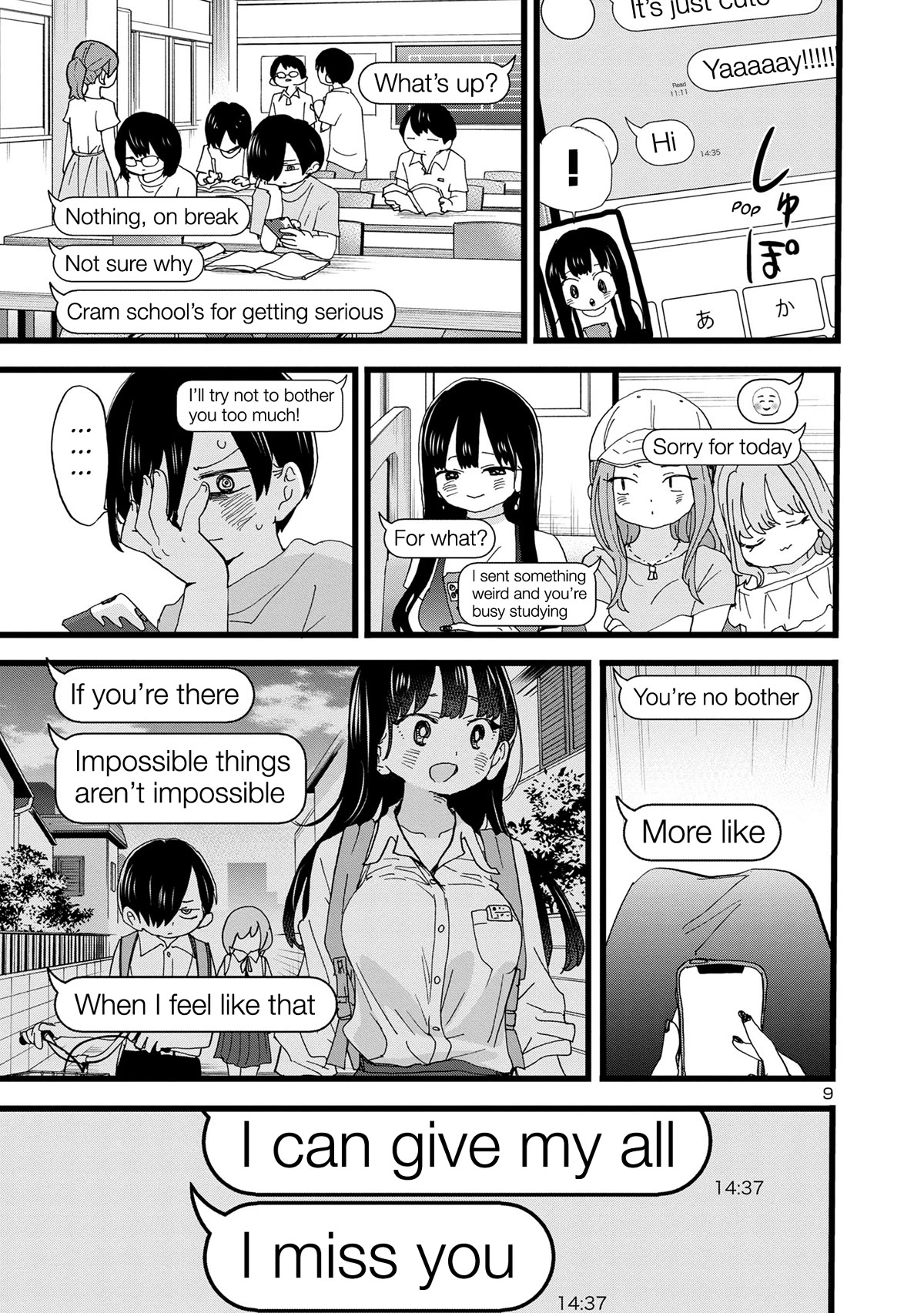 Boku no Kokoro no Yabai yatsu Chapter 124 page 10 - Chapter 124: I'm Busy Studying
