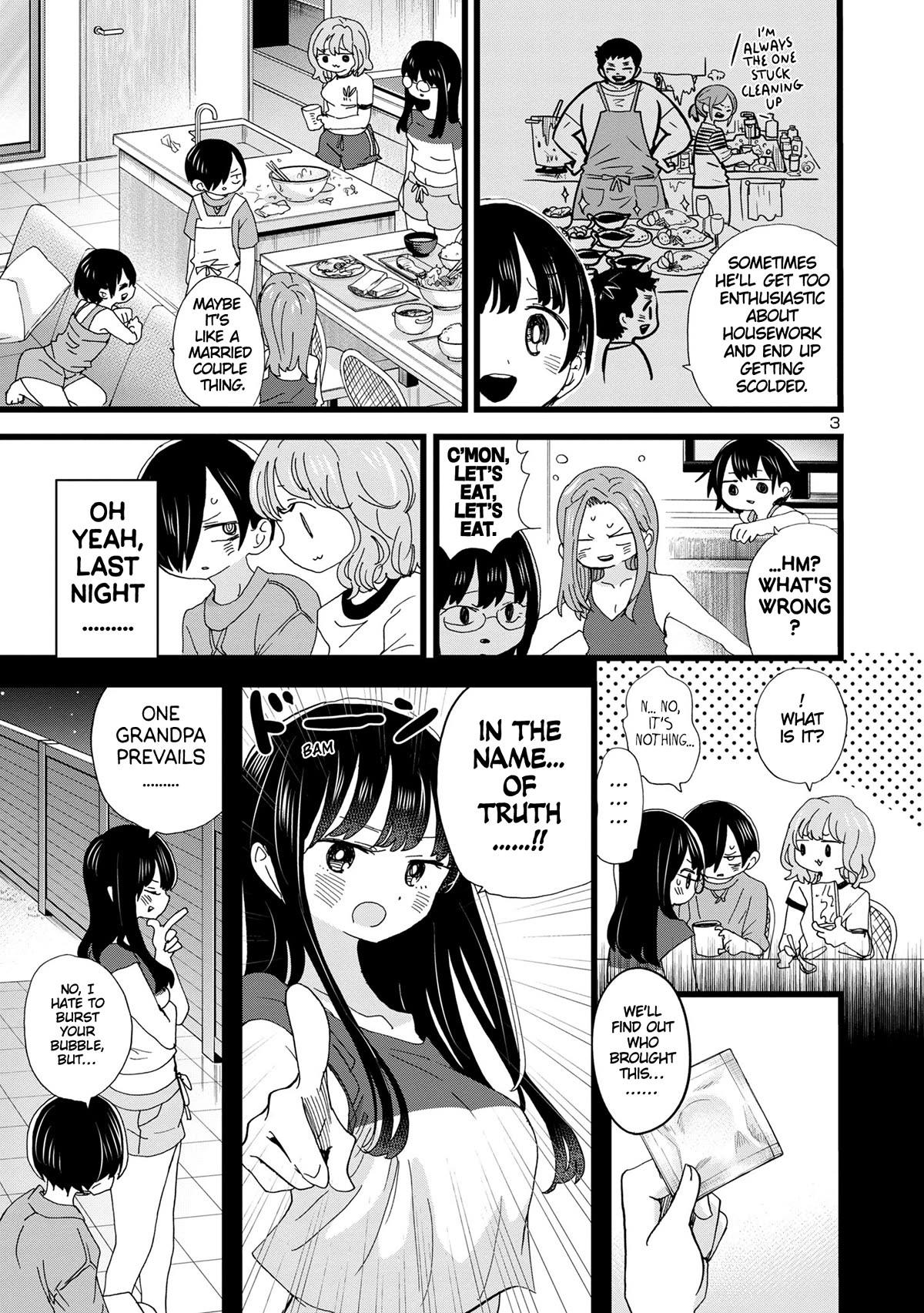 Boku no Kokoro no Yabai yatsu Chapter 133 page 4 - Chapter 133: I'm Stuck in the Middle