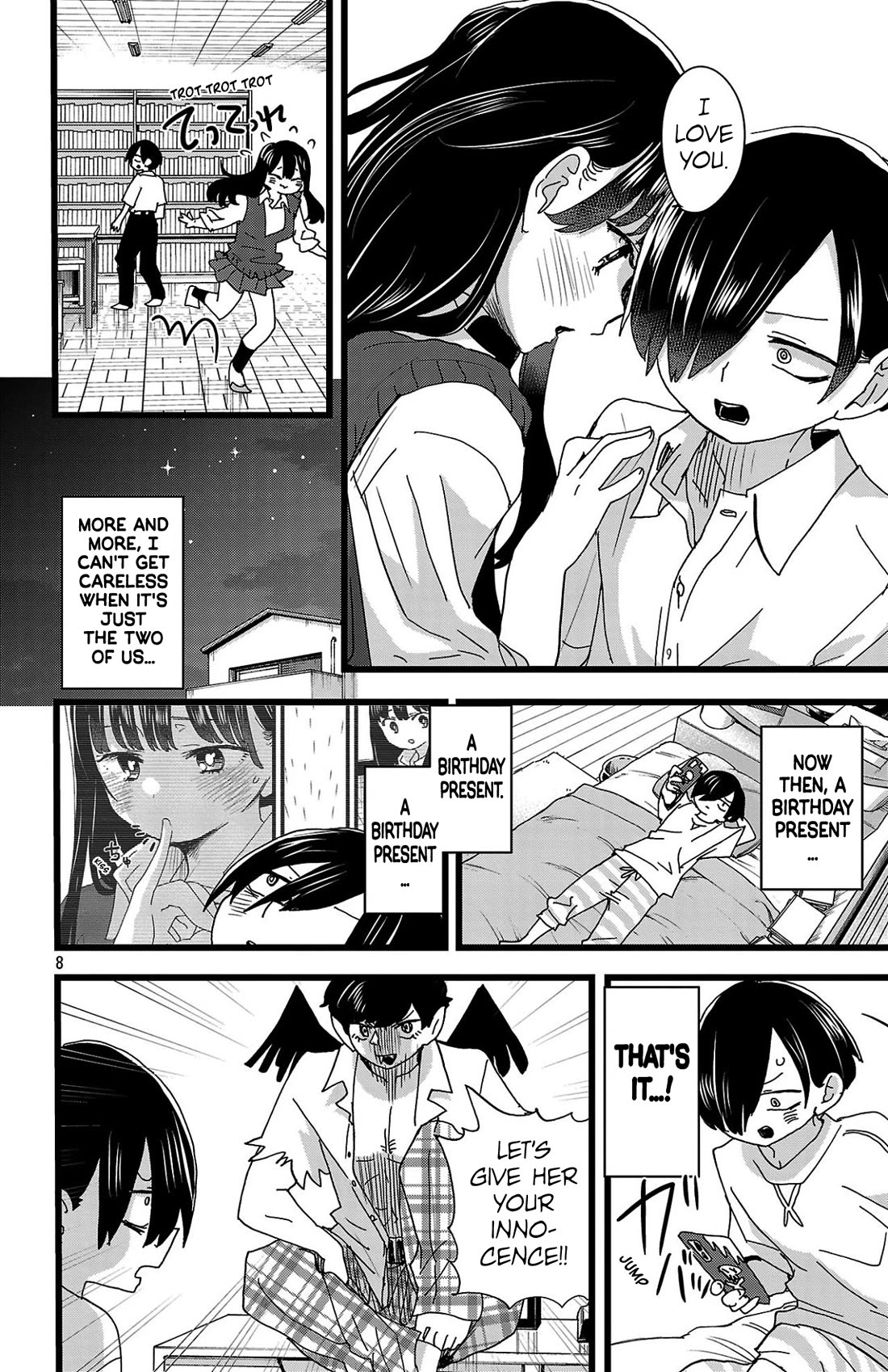 Boku no Kokoro no Yabai yatsu Chapter 143 page 9 - Chapter 143: I'm Being Careless