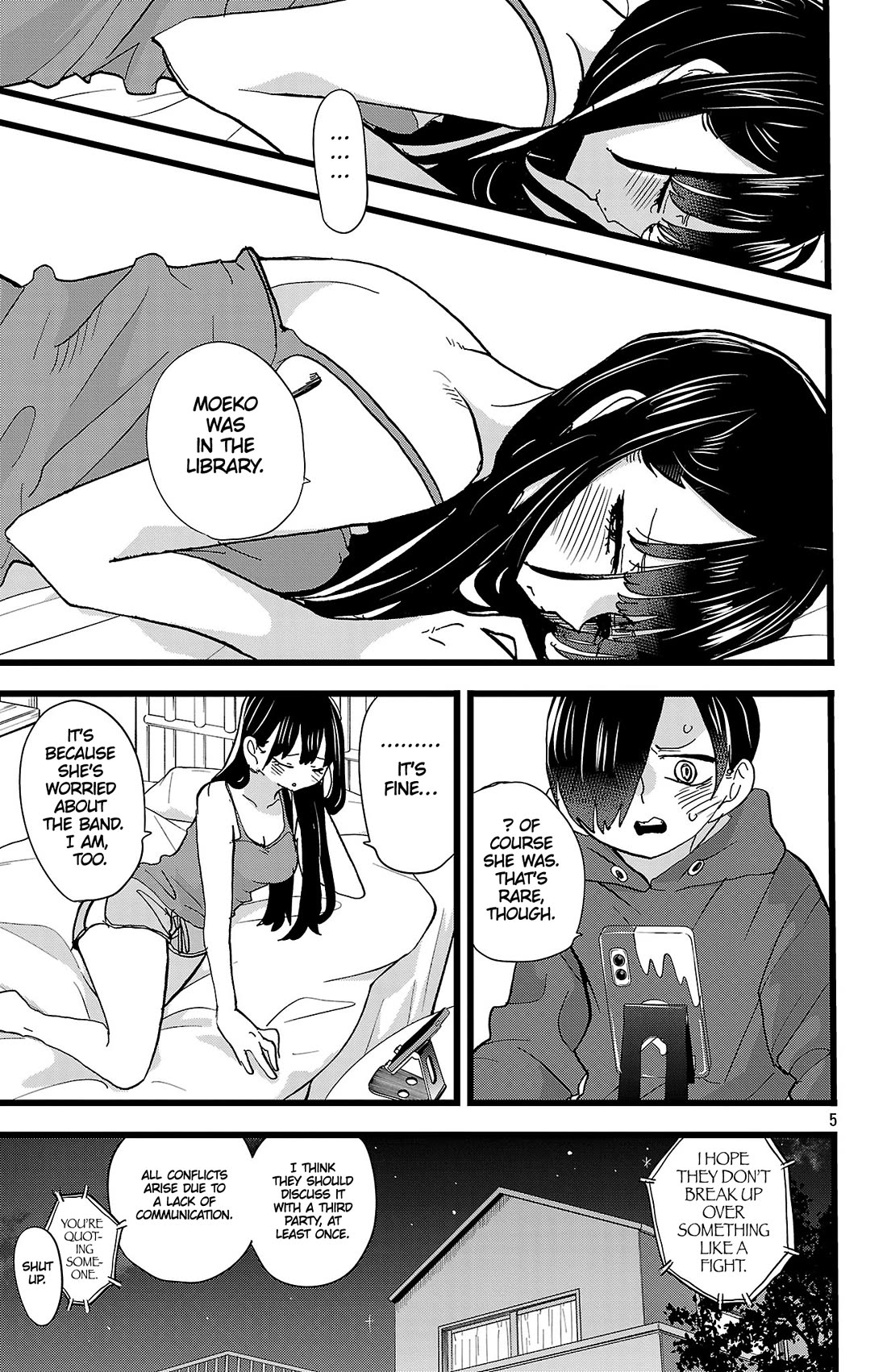 Boku no Kokoro no Yabai yatsu Chapter 161 page 6 - Chapter 161: We Can't Sleep