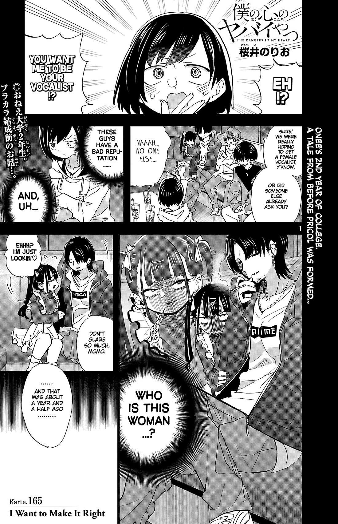 Boku no Kokoro no Yabai yatsu Chapter 165 page 2 - Chapter 165: I Want to Make It Right