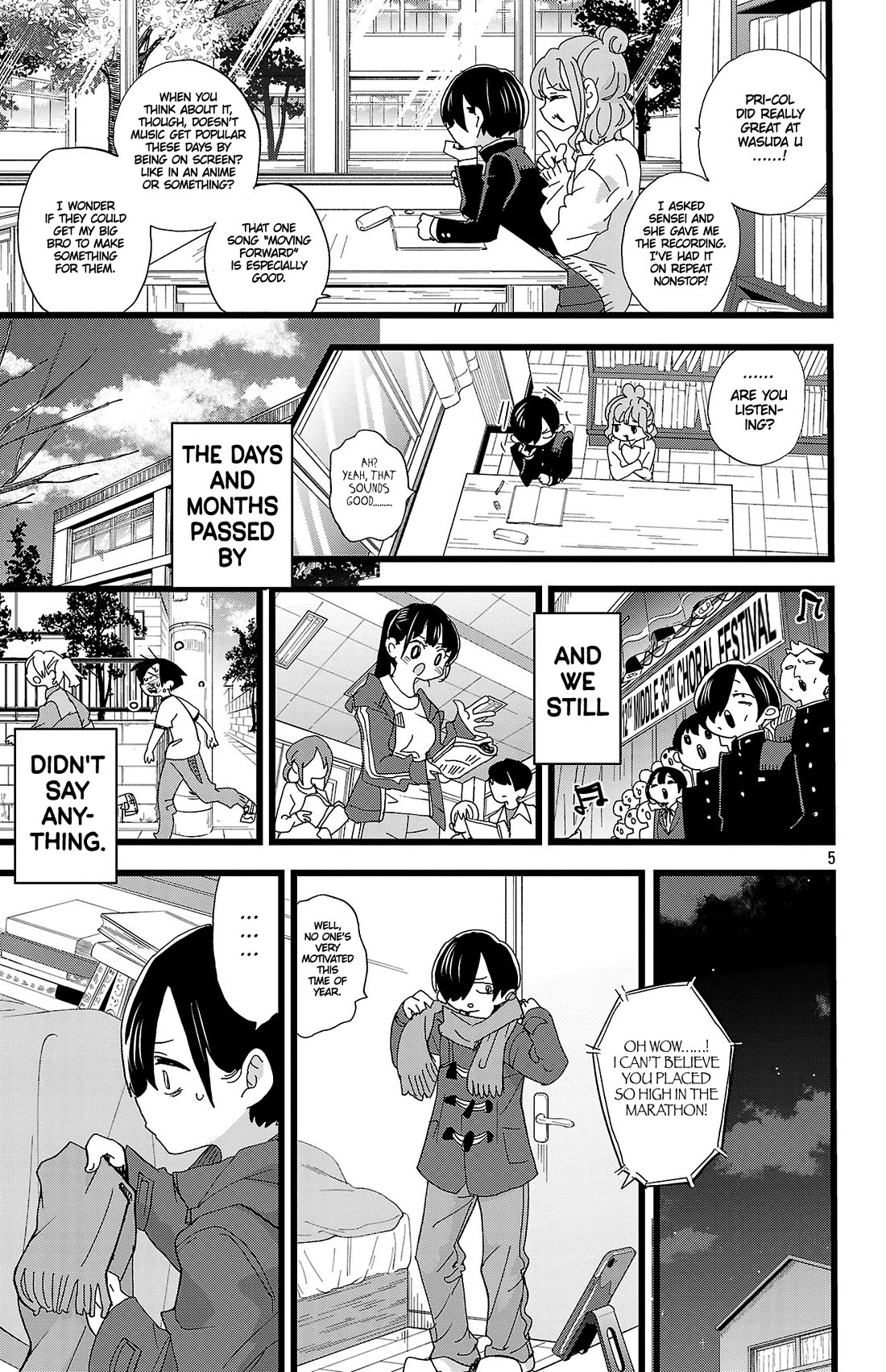 Boku no Kokoro no Yabai yatsu Chapter 167 page 6 - Chapter 167: We Still Didn't Say Anything