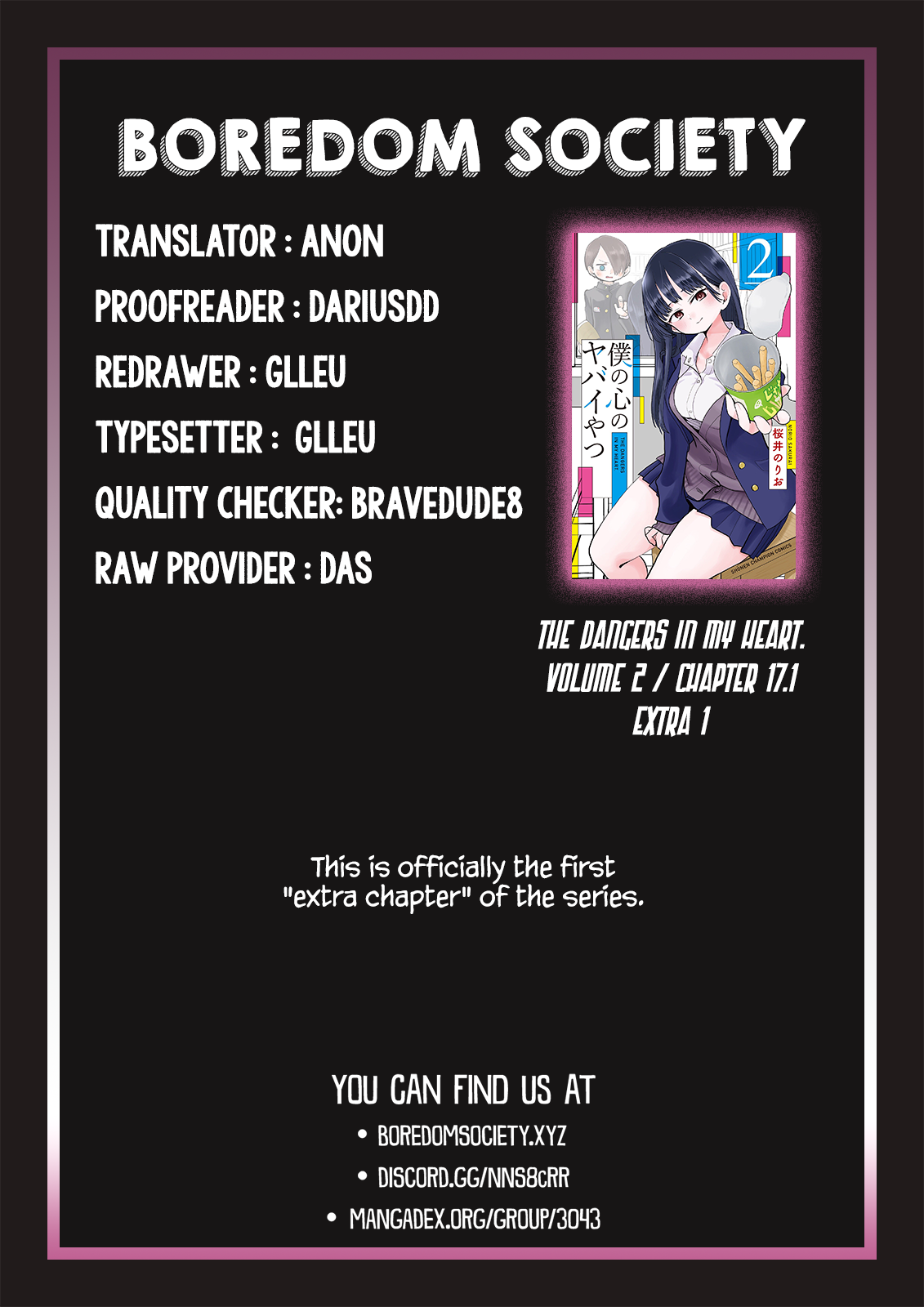 Boku no Kokoro no Yabai yatsu Chapter 17.1 page 4 - Chapter 17.1: Extra 1