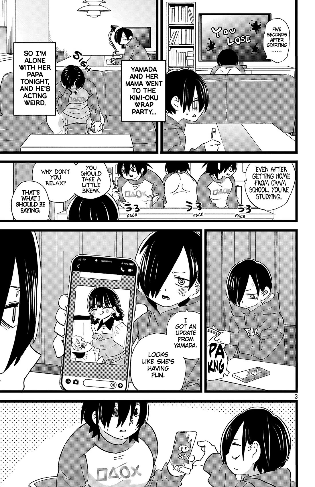 Boku no Kokoro no Yabai yatsu Chapter 171 page 4 - Chapter 171: I'm Pretending to Be an Adult