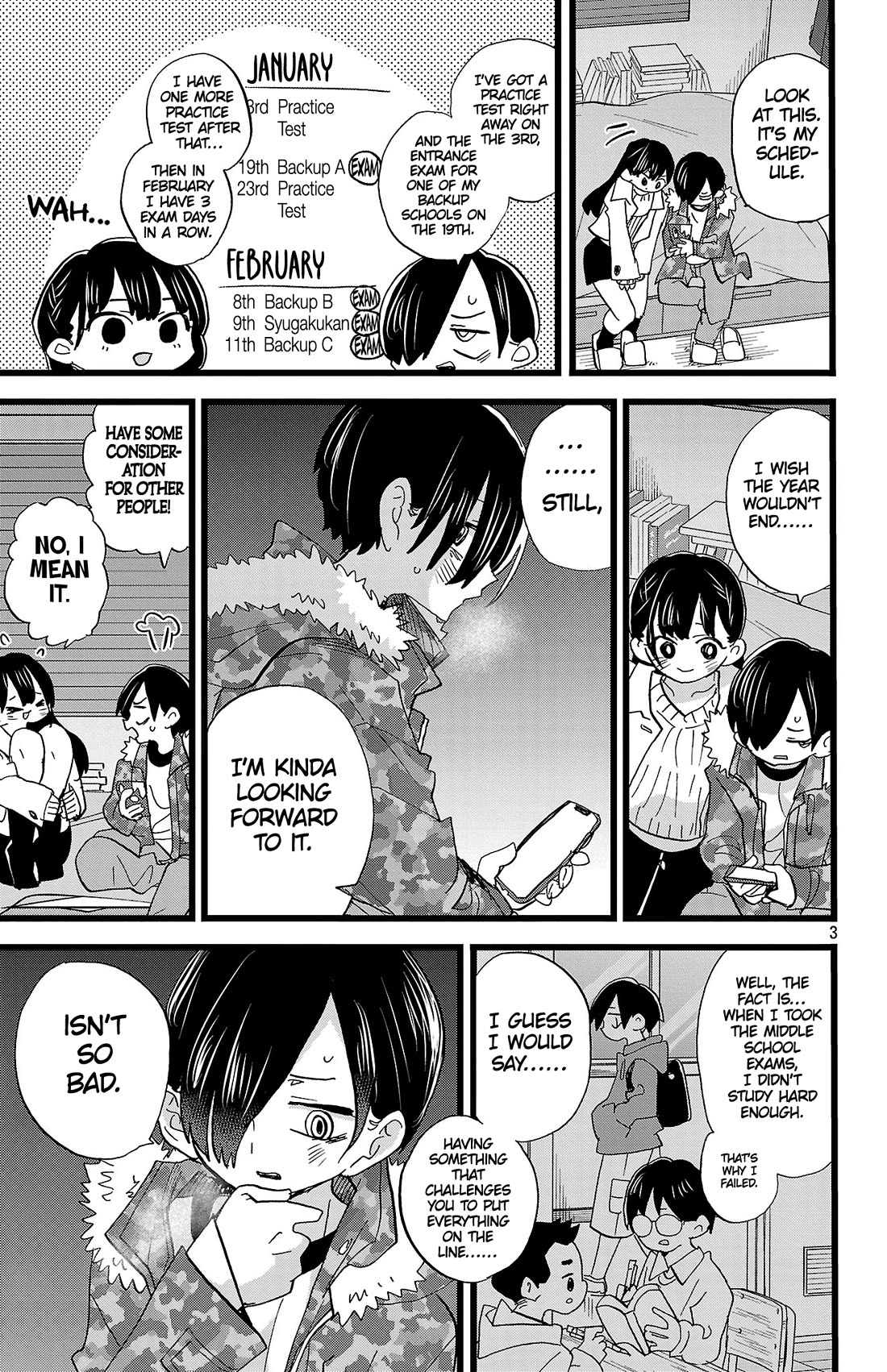 Boku no Kokoro no Yabai yatsu Chapter 174 page 4 - Chapter 174: How We'll Enter the New Year