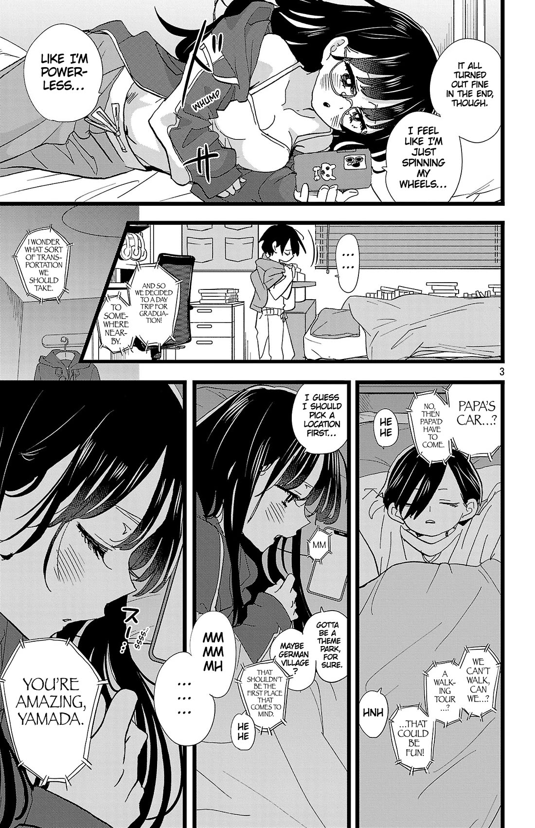 Boku no Kokoro no Yabai yatsu Chapter 187 page 3 - Chapter 187: The Night Before My Final Battle