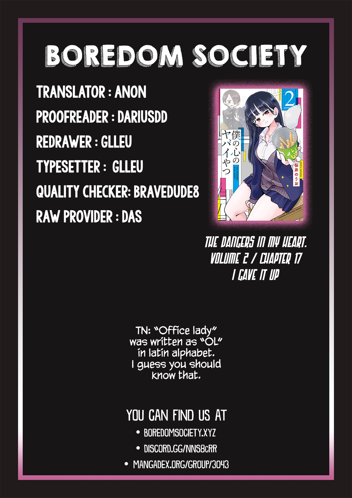 Boku no Kokoro no Yabai yatsu Chapter 19 page 14 - Chapter 19: I Bumped Into Her Again