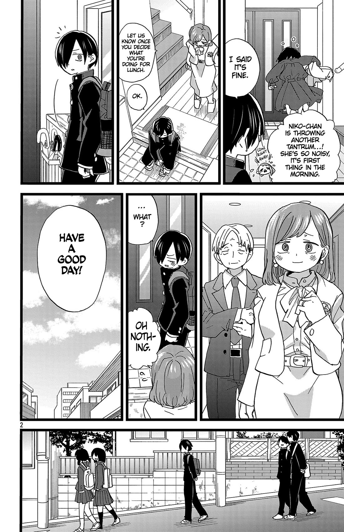 Boku no Kokoro no Yabai yatsu Chapter 198 page 3 - Chapter 198: On the Day We Depart